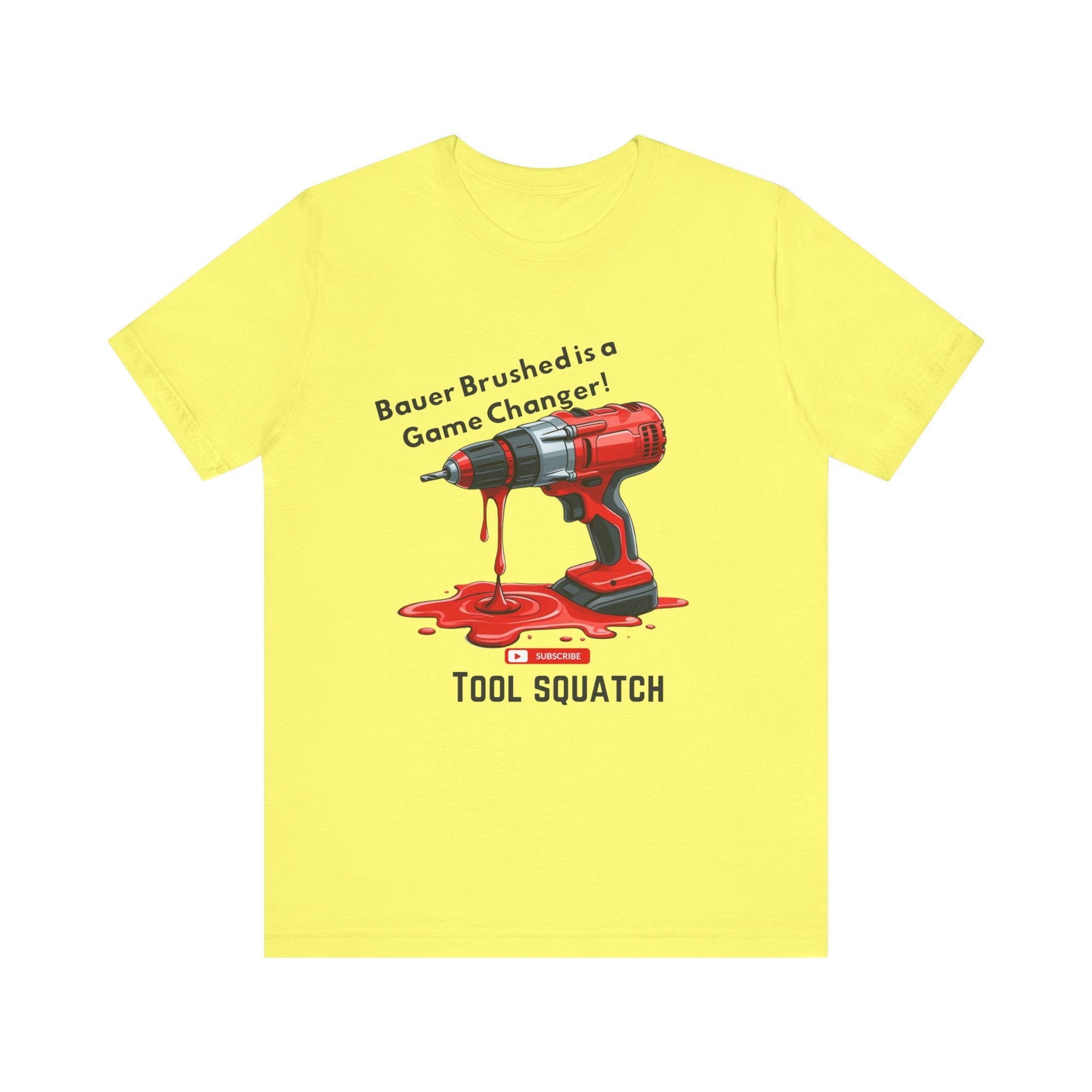 Game Changer, Funny Drill Graphic Tee - Tool Squatch, Casual Shirt for DIY Lovers, Gift for Handyman, Father's Day or Birthday T-Shirt