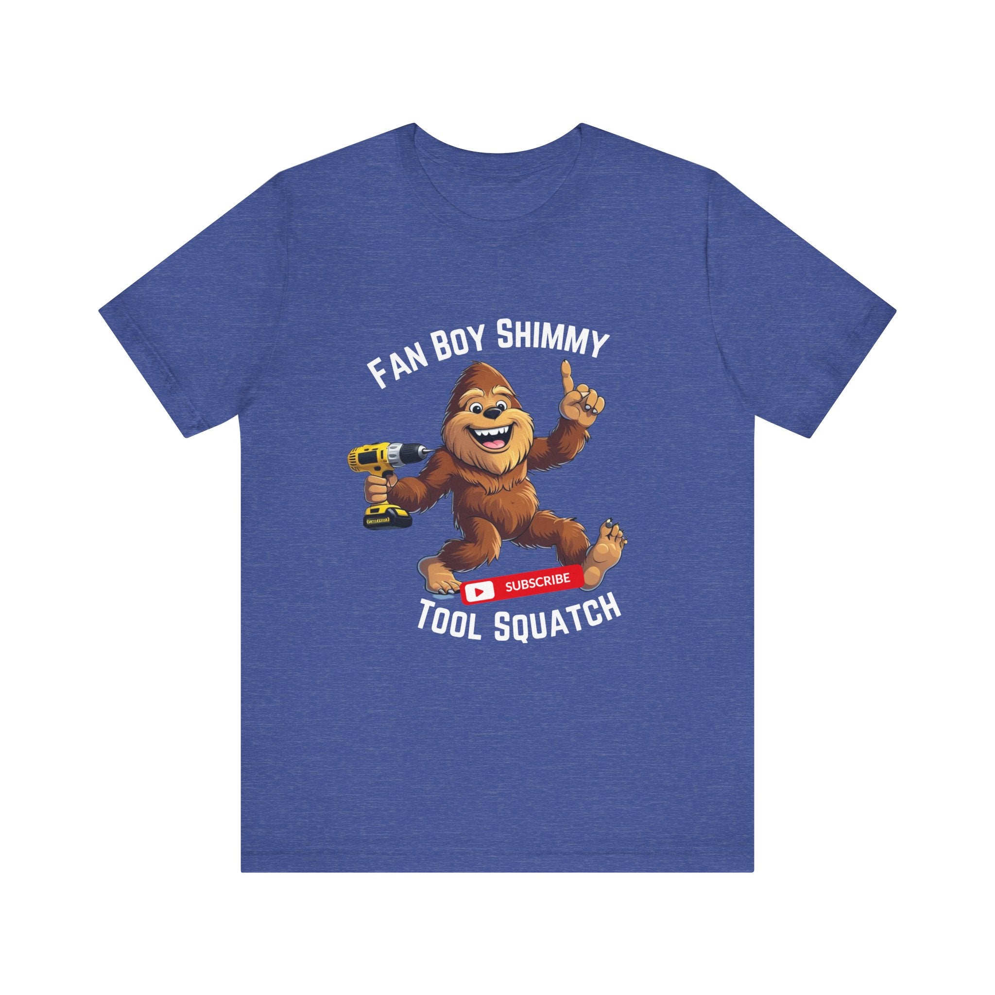 Fanboy Shimmy Tee for Adults, Great for Gifts, Party Wear, Casual Style, YouTube Fans, Unisex Jersey Tee