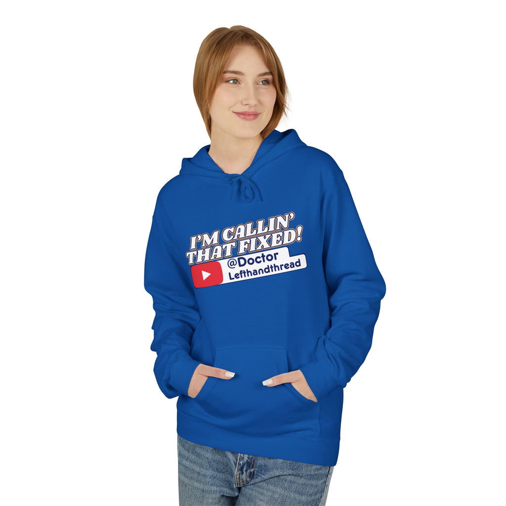 I'm Callin' That Fixed! Doctor Lefthandthread Funny Gift for YouTube Fans, Cozy Sweatshirt, Perfect for Casual Wear & Holidays