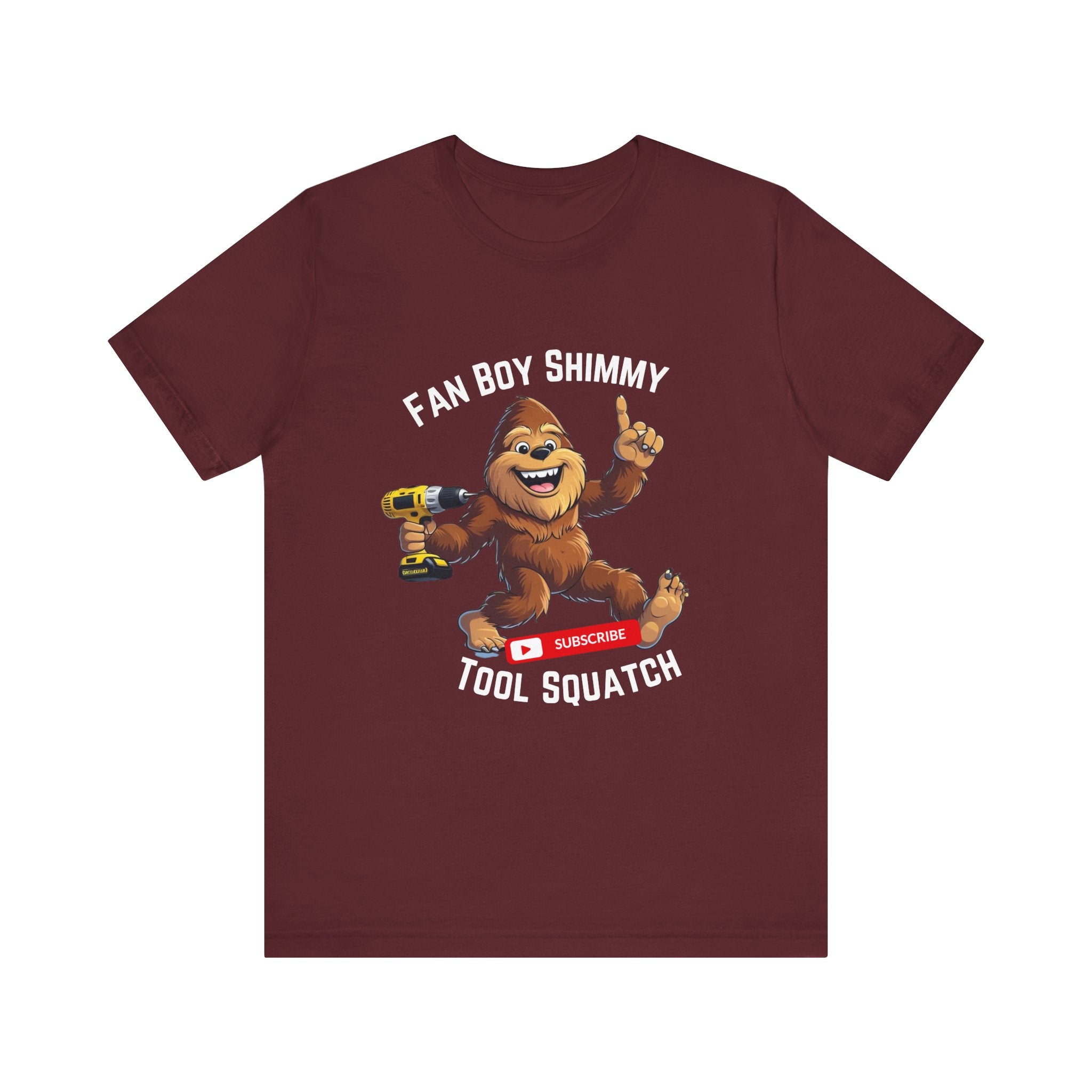 Fanboy Shimmy Tee for Adults, Great for Gifts, Party Wear, Casual Style, YouTube Fans, Unisex Jersey Tee