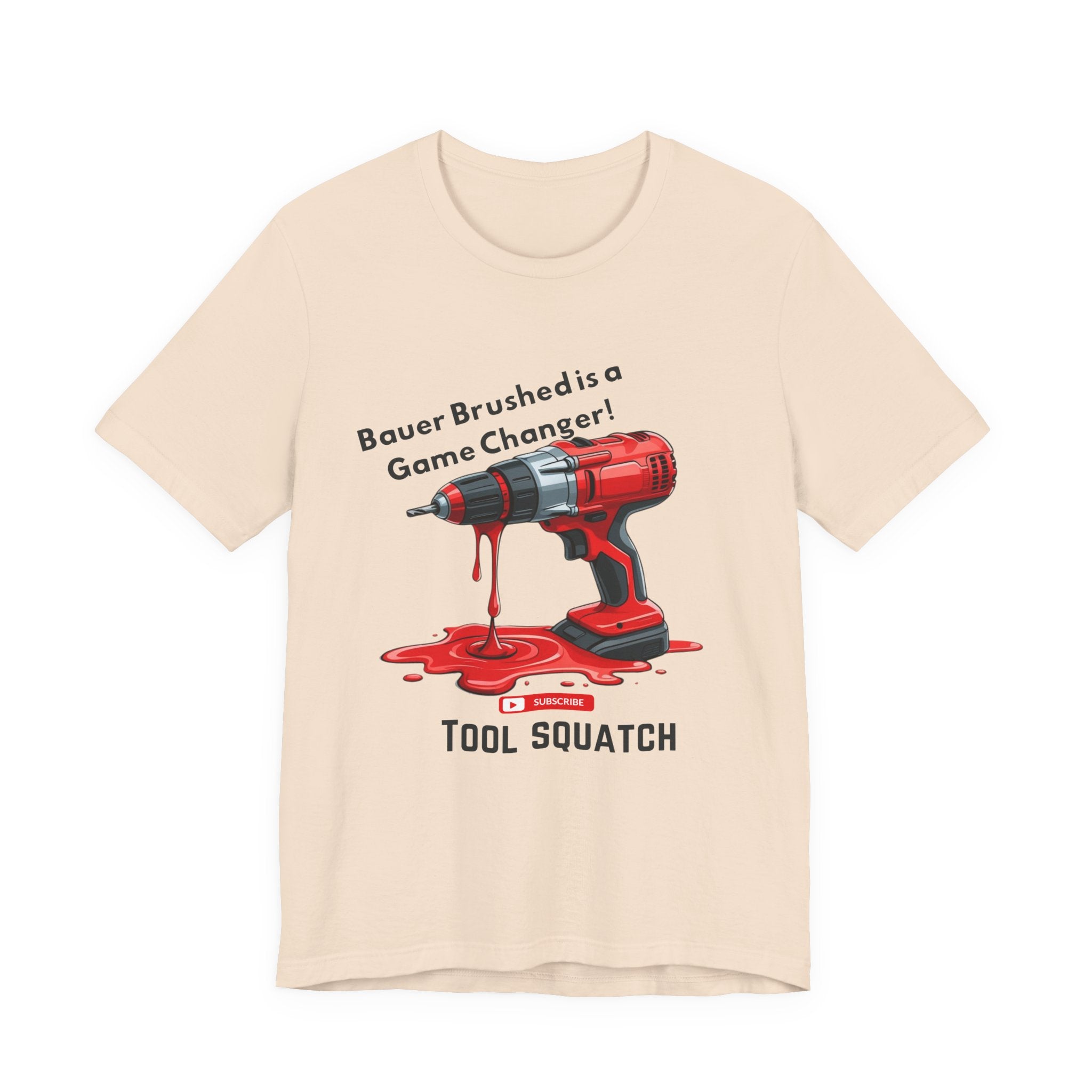 Game Changer, Funny Drill Graphic Tee - Tool Squatch, Casual Shirt for DIY Lovers, Gift for Handyman, Father's Day or Birthday T-Shirt
