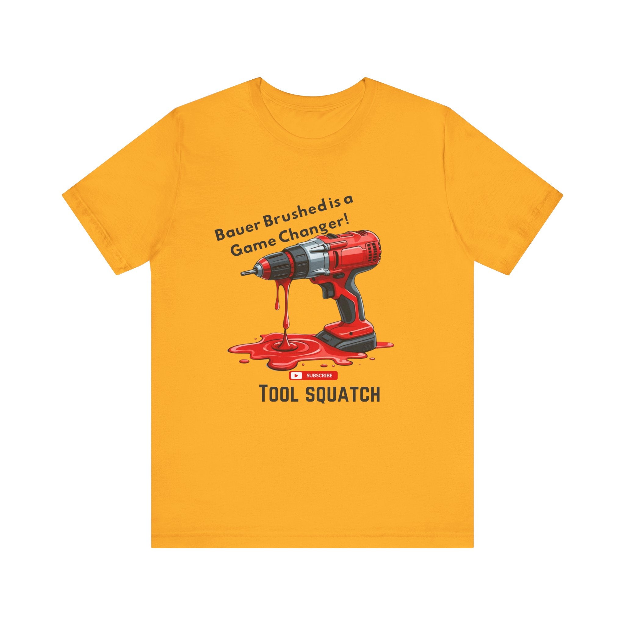 Game Changer, Funny Drill Graphic Tee - Tool Squatch, Casual Shirt for DIY Lovers, Gift for Handyman, Father's Day or Birthday T-Shirt