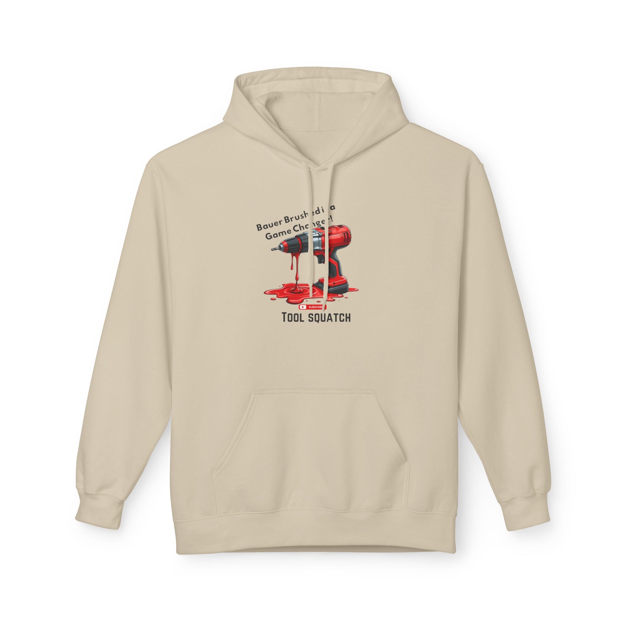 Game Changer Hoodie, Tool Squatch, Funny DIY Apparel, Perfect Gift for Builders, Tools & Crafts Lover, Unisex Fleece Sweatshirt