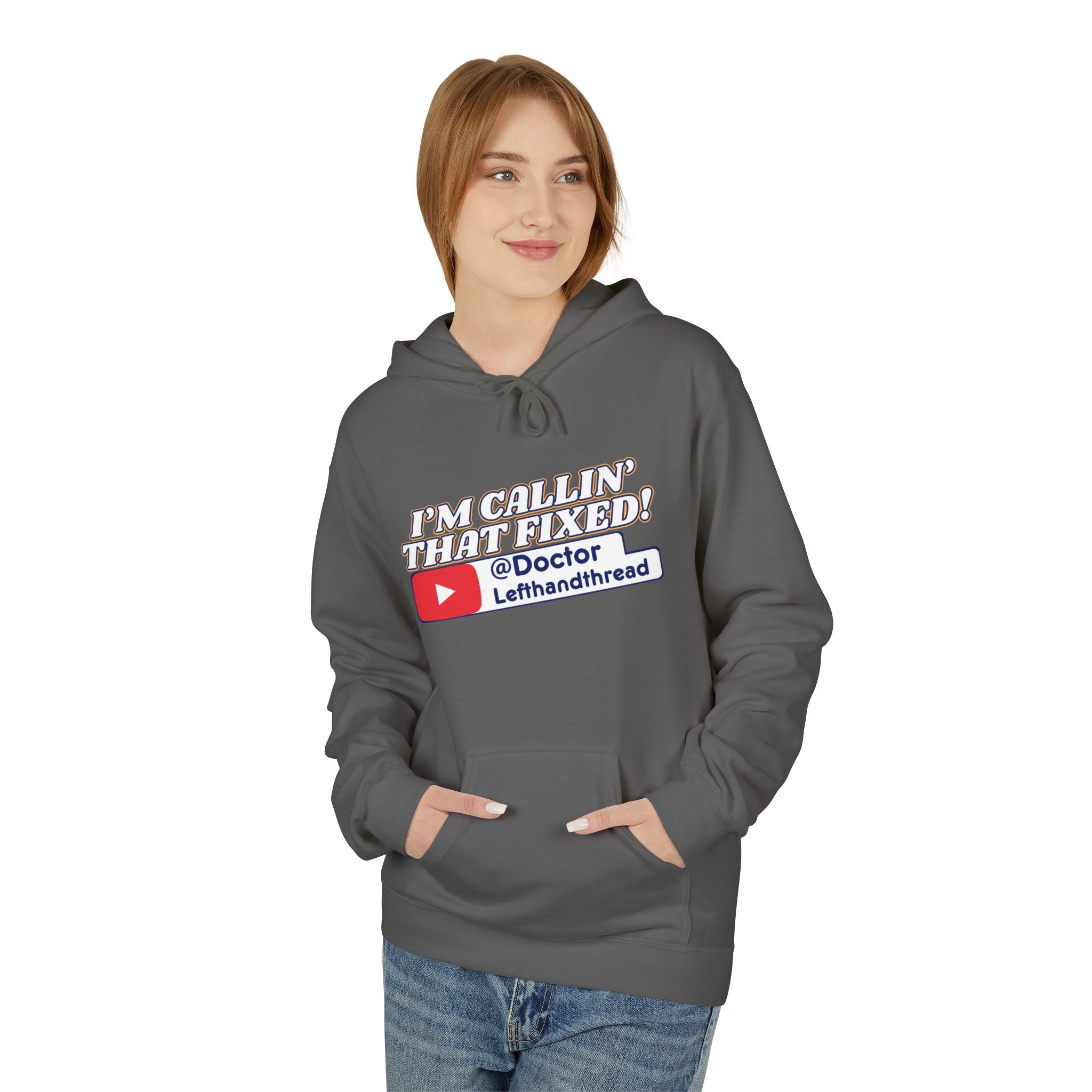 I'm Callin' That Fixed! Doctor Lefthandthread Funny Gift for YouTube Fans, Cozy Sweatshirt, Perfect for Casual Wear & Holidays