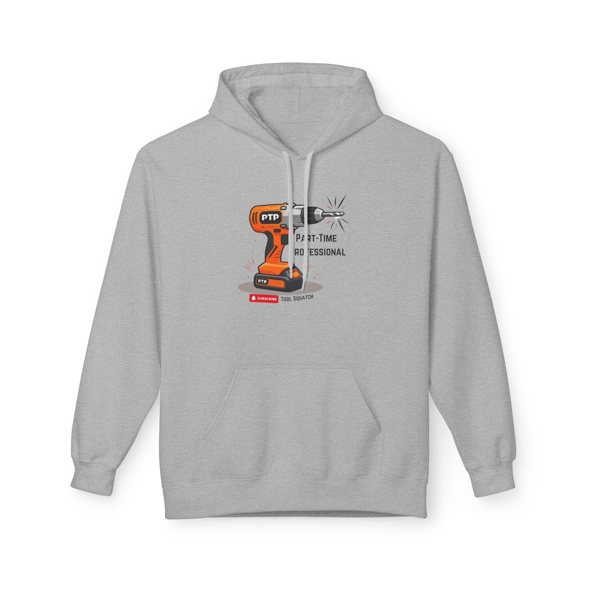 Part-Time Professional Hoodie, Tool Squatch, Crafting Apparel, Gift for Handyman, Personalized Workwear, Tool Themed Sweatshirt