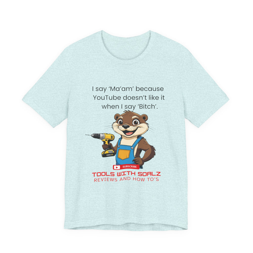 Ma'am, Tools with SoAlz, DIY Enthusiast Tee, Humor Shirt for Handyman, Birthday Gift for Dad, Casual Wear, YouTube Inspired T-Shirt
