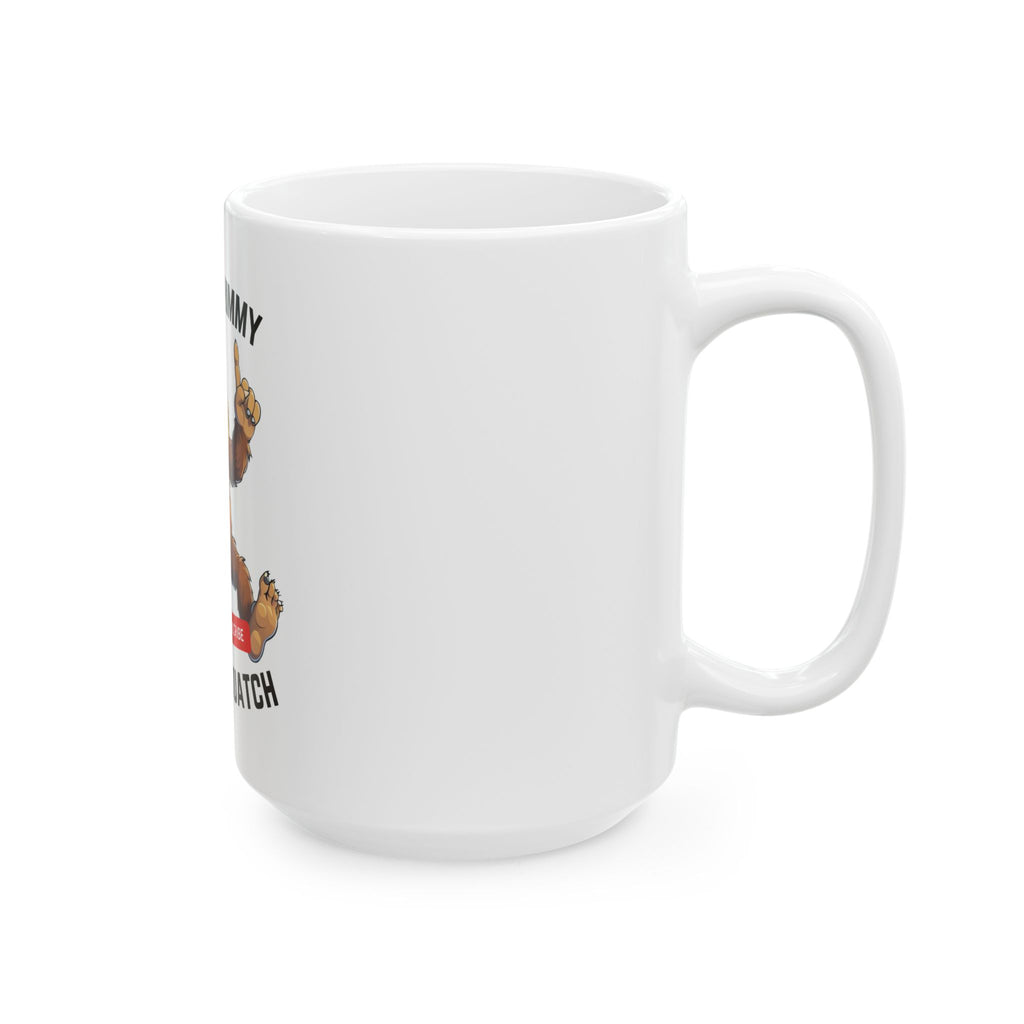 Fanboy Shimmy Sasquatch Coffee Cup, Tool Squatch, Gift for Dad, YouTube Fan, Unique Drinkware, Home Office Decor