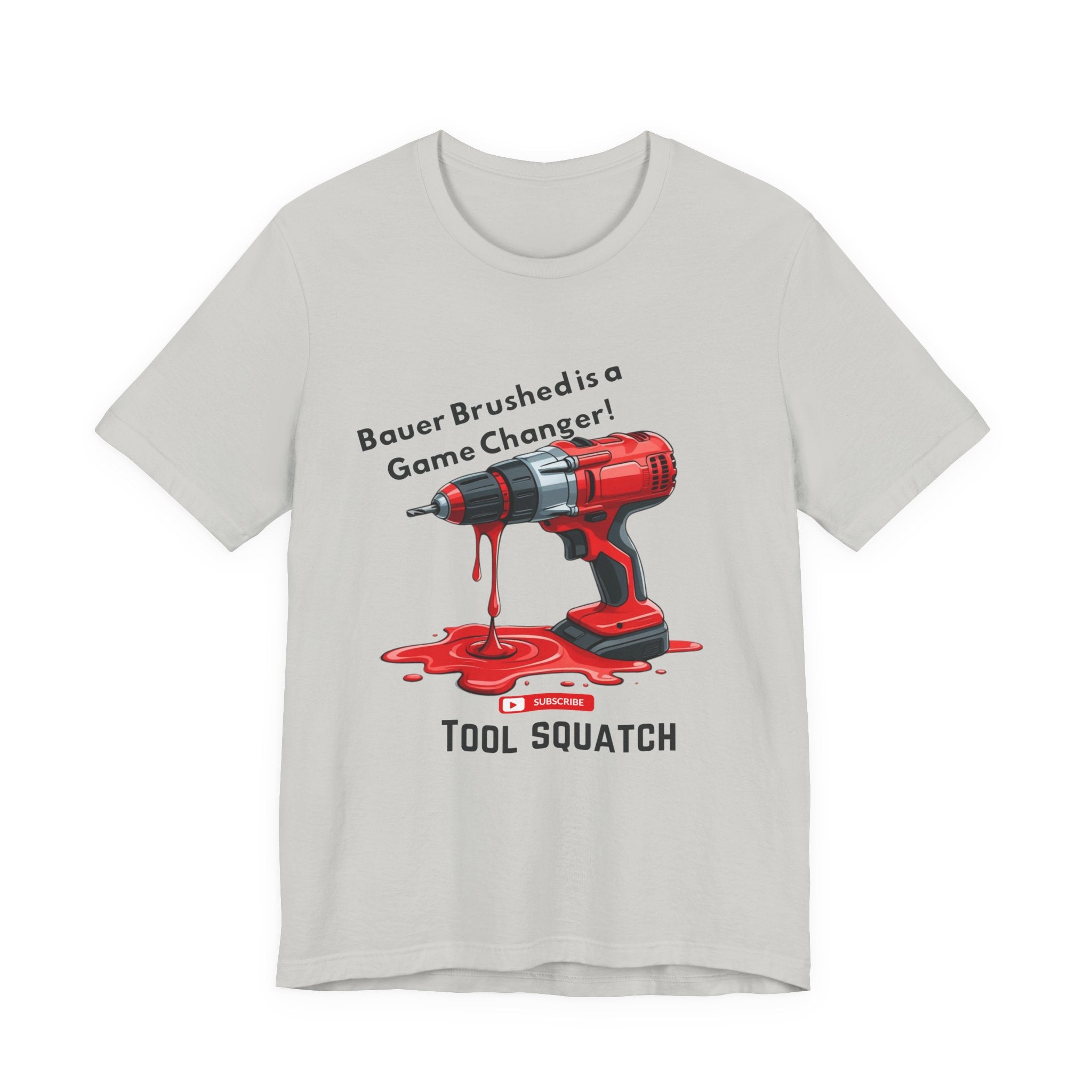 Game Changer, Funny Drill Graphic Tee - Tool Squatch, Casual Shirt for DIY Lovers, Gift for Handyman, Father's Day or Birthday T-Shirt