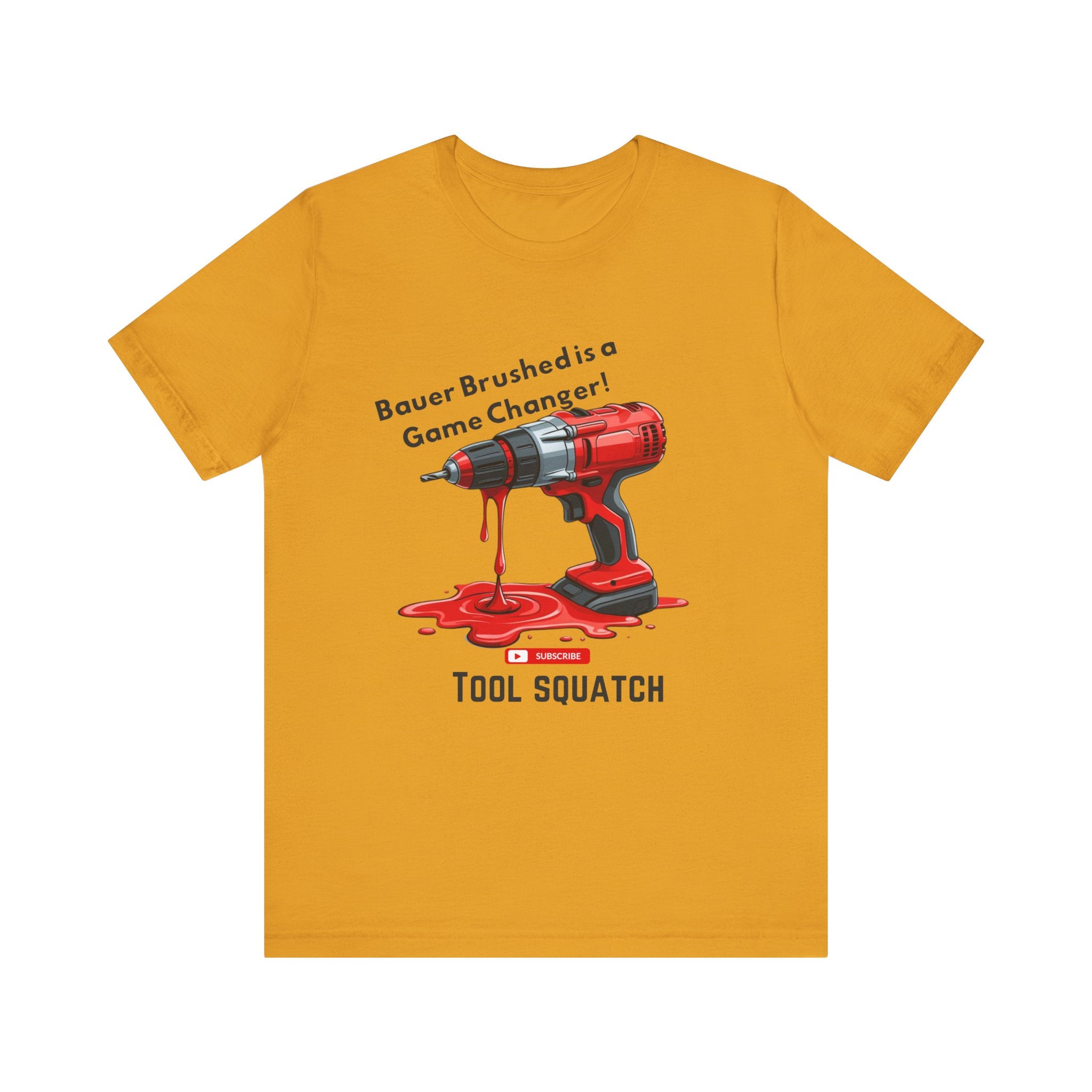 Game Changer, Funny Drill Graphic Tee - Tool Squatch, Casual Shirt for DIY Lovers, Gift for Handyman, Father's Day or Birthday T-Shirt