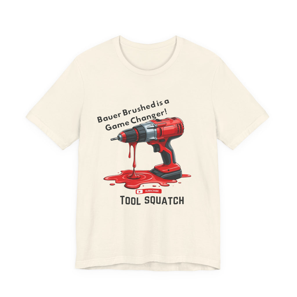 Game Changer, Funny Drill Graphic Tee - Tool Squatch, Casual Shirt for DIY Lovers, Gift for Handyman, Father's Day or Birthday T-Shirt