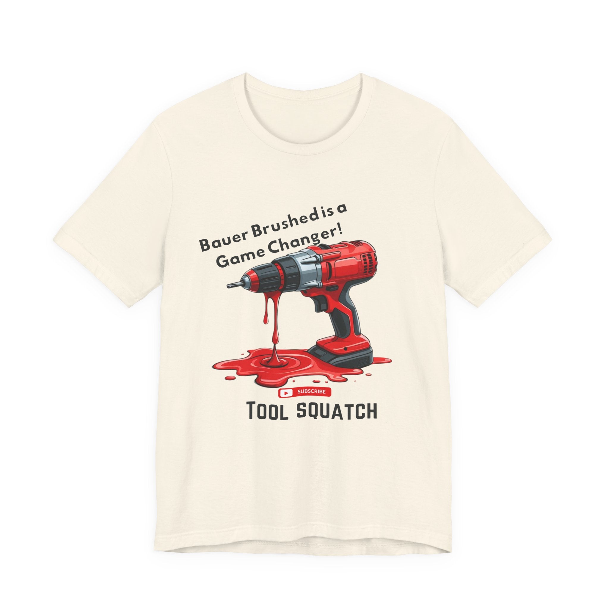 Game Changer, Funny Drill Graphic Tee - Tool Squatch, Casual Shirt for DIY Lovers, Gift for Handyman, Father's Day or Birthday T-Shirt