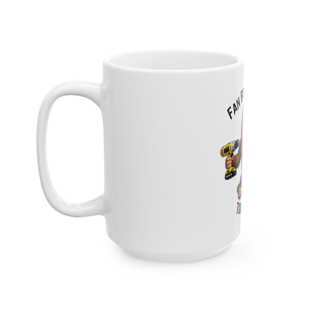 Fanboy Shimmy Sasquatch Coffee Cup, Tool Squatch, Gift for Dad, YouTube Fan, Unique Drinkware, Home Office Decor