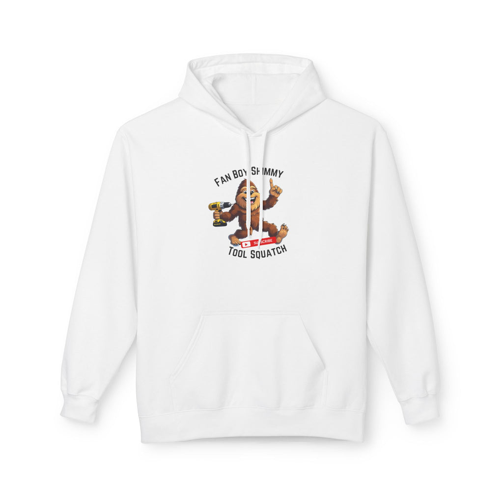 Fanboy Shimmy Fleece Hoodie, Tool Squatch, Perfect for DIY Lovers, Tools, Gifts for Mom, Cozy Hoodie, Funny Sweatshirt, Casual Wear