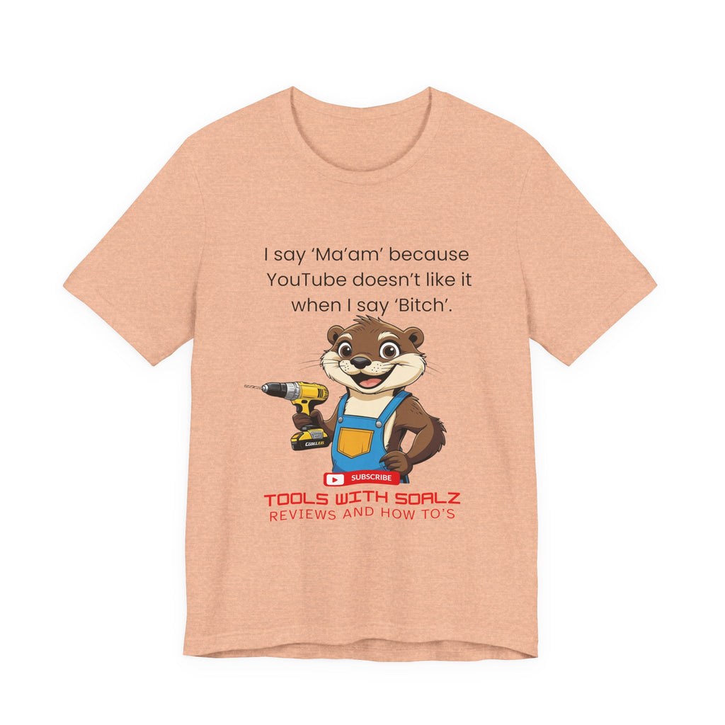 Ma'am, Tools with SoAlz, DIY Enthusiast Tee, Humor Shirt for Handyman, Birthday Gift for Dad, Casual Wear, YouTube Inspired T-Shirt