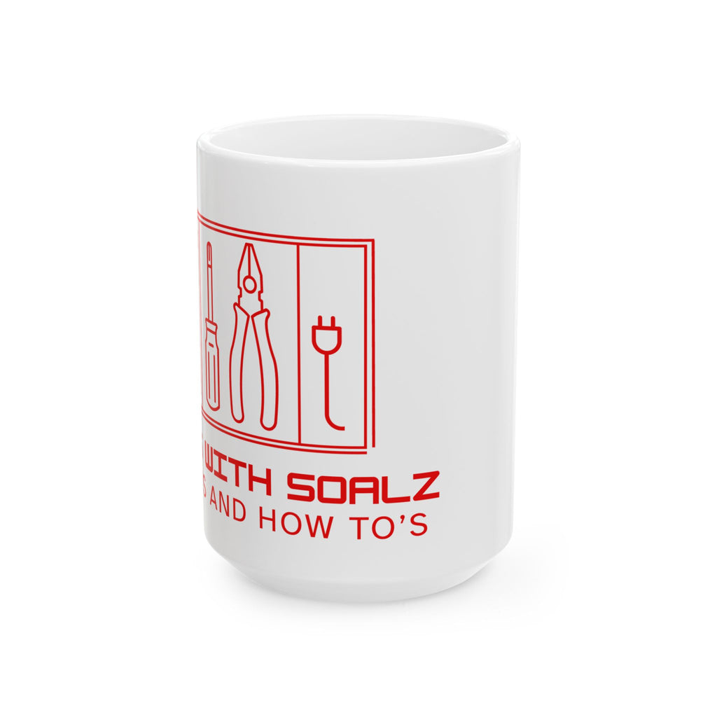 Tools with SoAlz Handy Tool Lover's Ceramic Mug - Perfect Gift for DIY Enthusiasts, Unique Coffee Mug for Home Improvement, Ideal for Father's Day, [...]