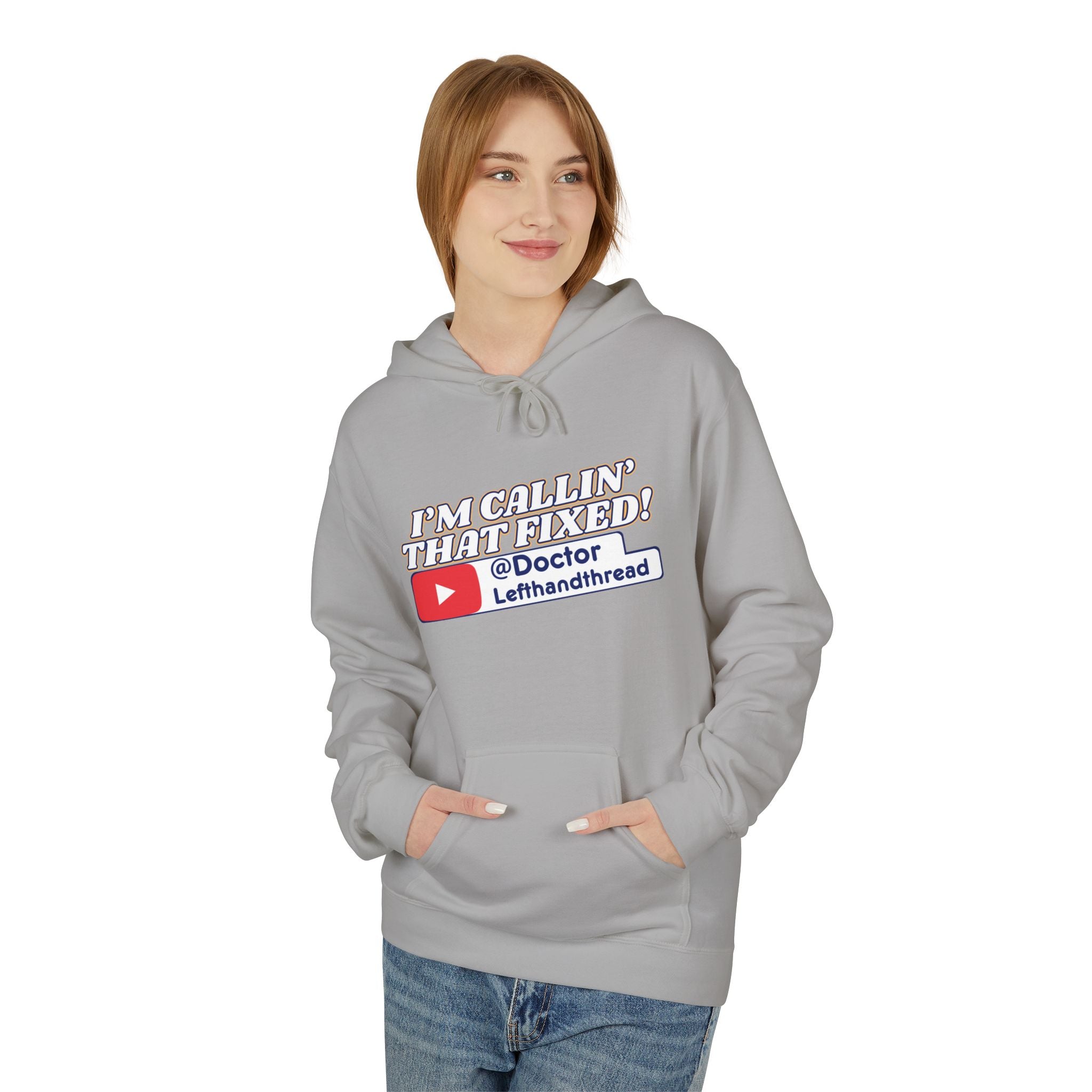 I'm Callin' That Fixed! Doctor Lefthandthread Funny Gift for YouTube Fans, Cozy Sweatshirt, Perfect for Casual Wear & Holidays