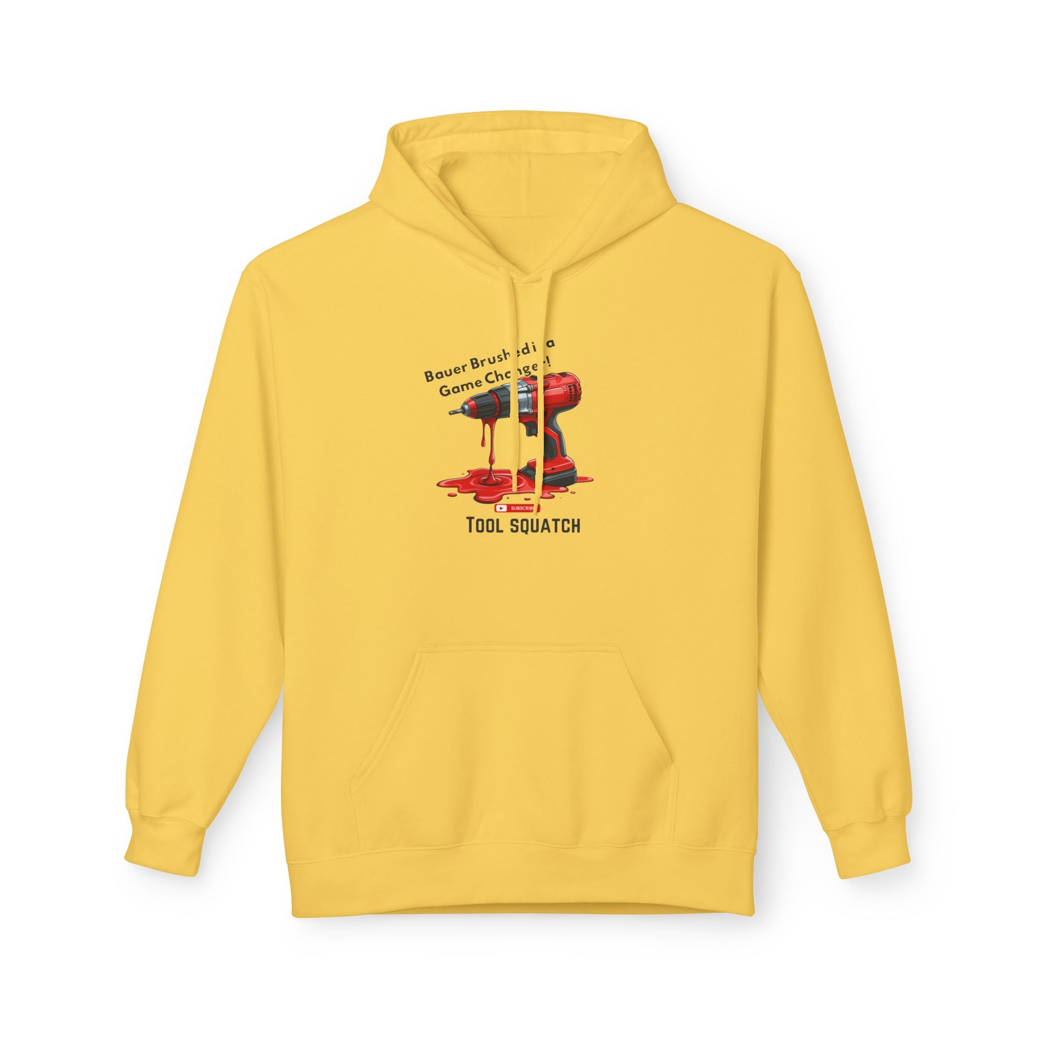 Game Changer Hoodie, Tool Squatch, Funny DIY Apparel, Perfect Gift for Builders, Tools & Crafts Lover, Unisex Fleece Sweatshirt