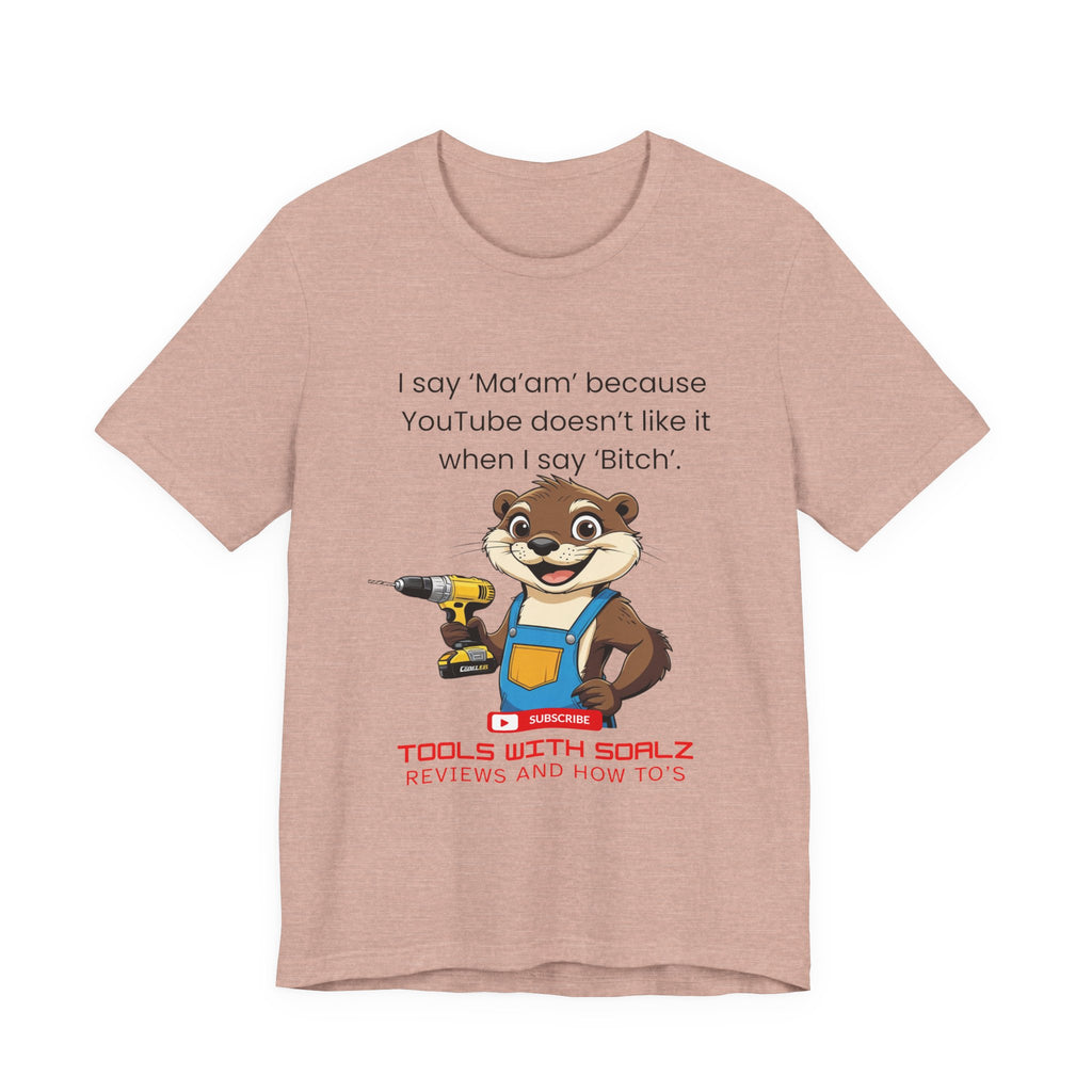 Ma'am, Tools with SoAlz, DIY Enthusiast Tee, Humor Shirt for Handyman, Birthday Gift for Dad, Casual Wear, YouTube Inspired T-Shirt