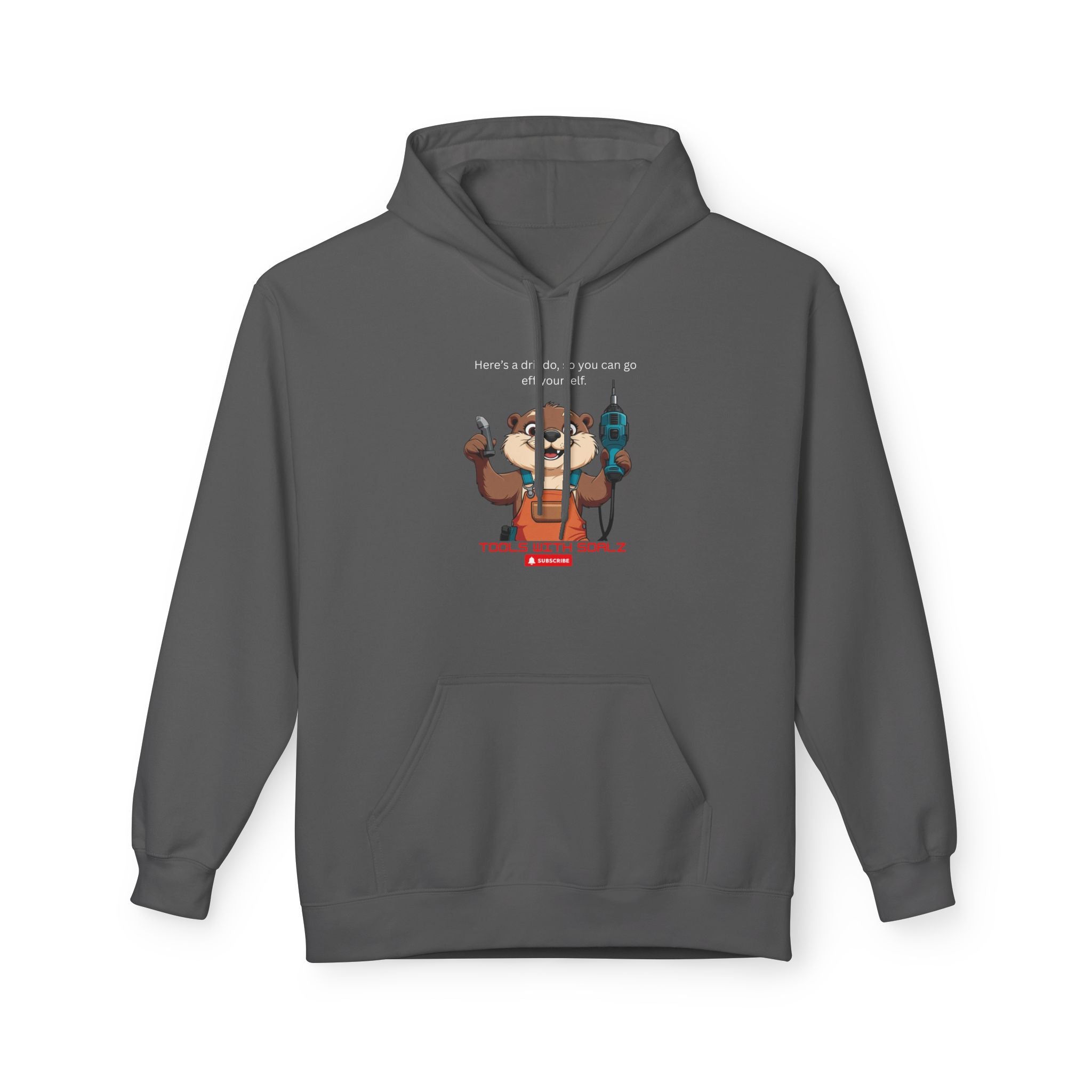 Drilldo Tools with SoAlz Animal Graphic Hoodie | Cozy Unisex Fleece for Casual Outings, Gifts for Animal Lovers, Fun Everyday Wear, Unique Sportswear