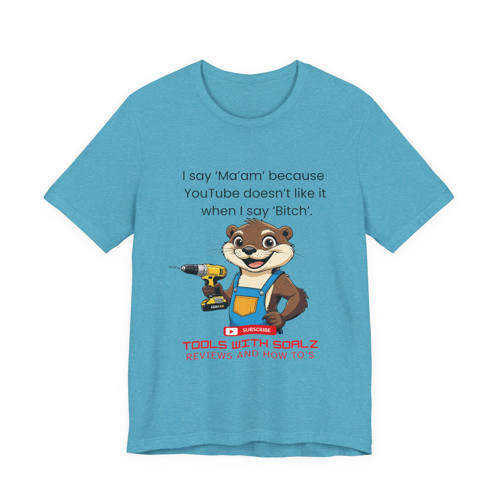 Ma'am, Tools with SoAlz, DIY Enthusiast Tee, Humor Shirt for Handyman, Birthday Gift for Dad, Casual Wear, YouTube Inspired T-Shirt