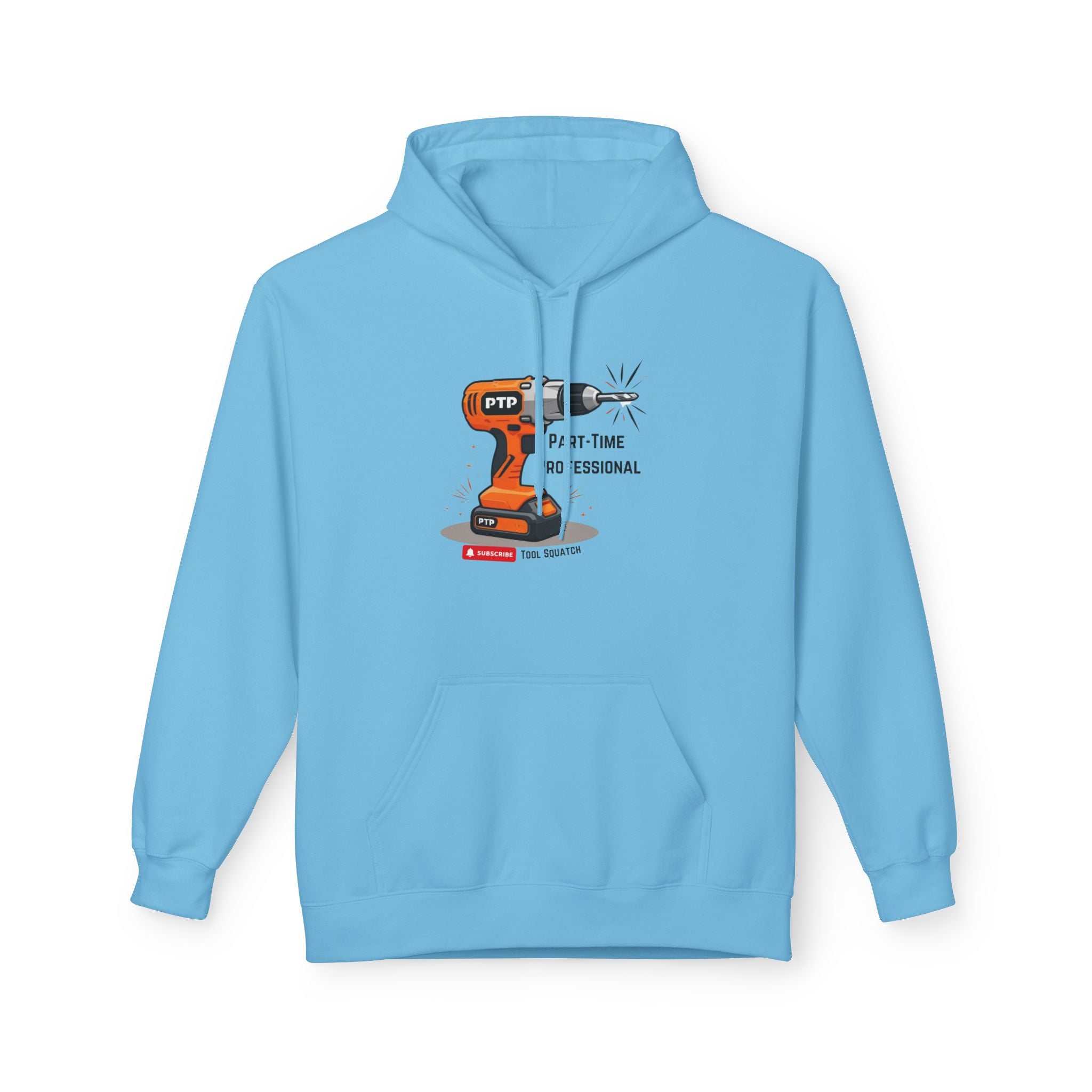 Part-Time Professional Hoodie, Tool Squatch, Crafting Apparel, Gift for Handyman, Personalized Workwear, Tool Themed Sweatshirt
