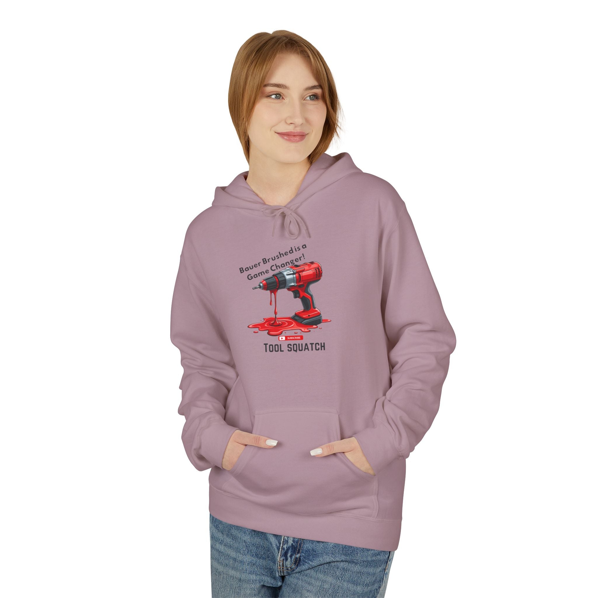 Game Changer Hoodie, Tool Squatch, Funny DIY Apparel, Perfect Gift for Builders, Tools & Crafts Lover, Unisex Fleece Sweatshirt