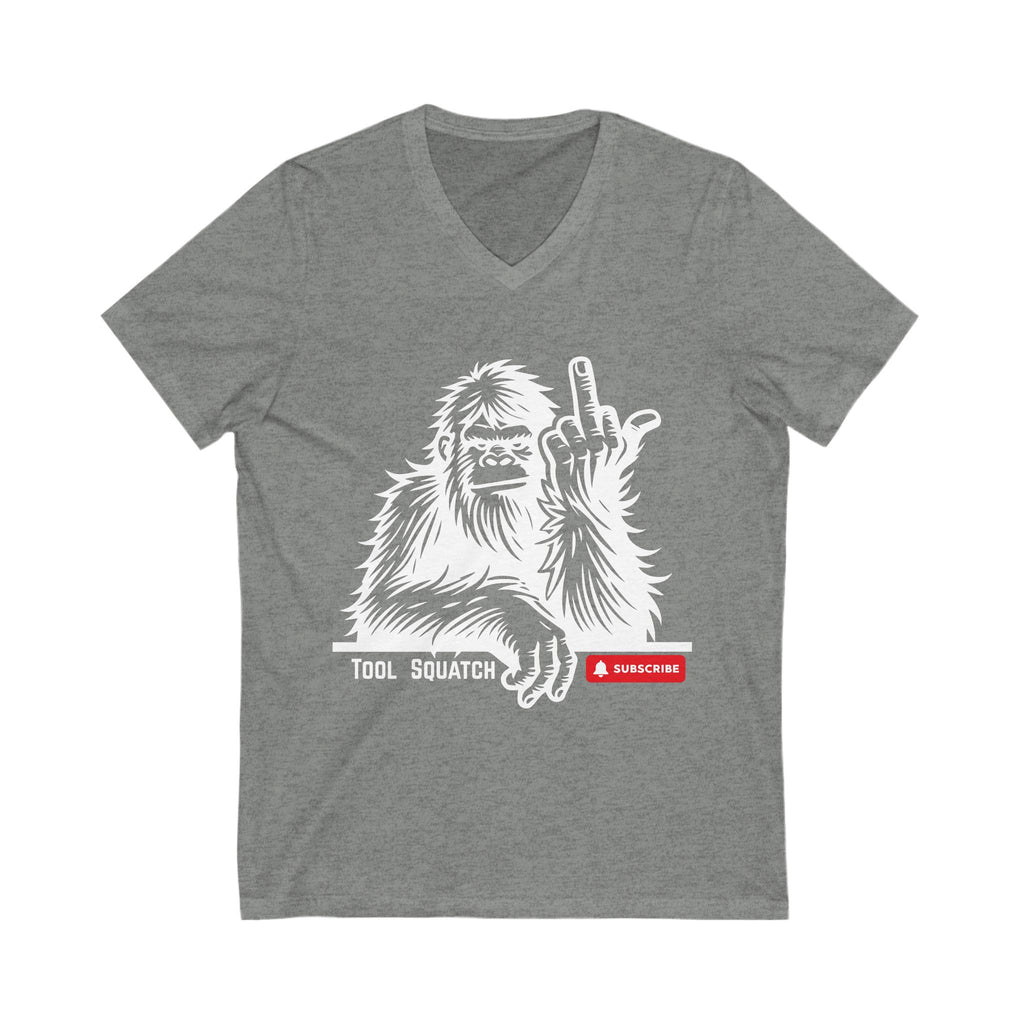 Sasquatch, Tool Squatch, Casual Graphic T-Shirt, Humorous Unisex Clothing, Fun Gift for Dads, Funny Birthday Present, Casual Wear