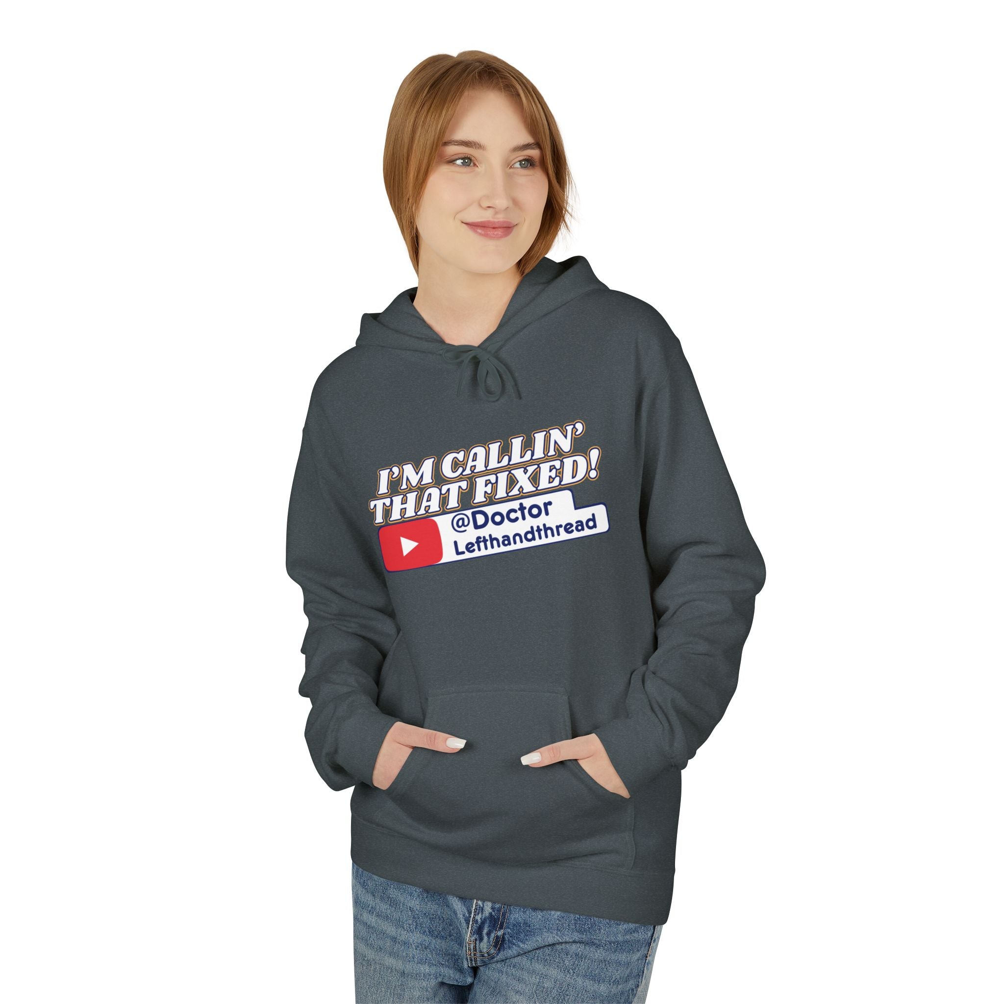 I'm Callin' That Fixed! Doctor Lefthandthread Funny Gift for YouTube Fans, Cozy Sweatshirt, Perfect for Casual Wear & Holidays