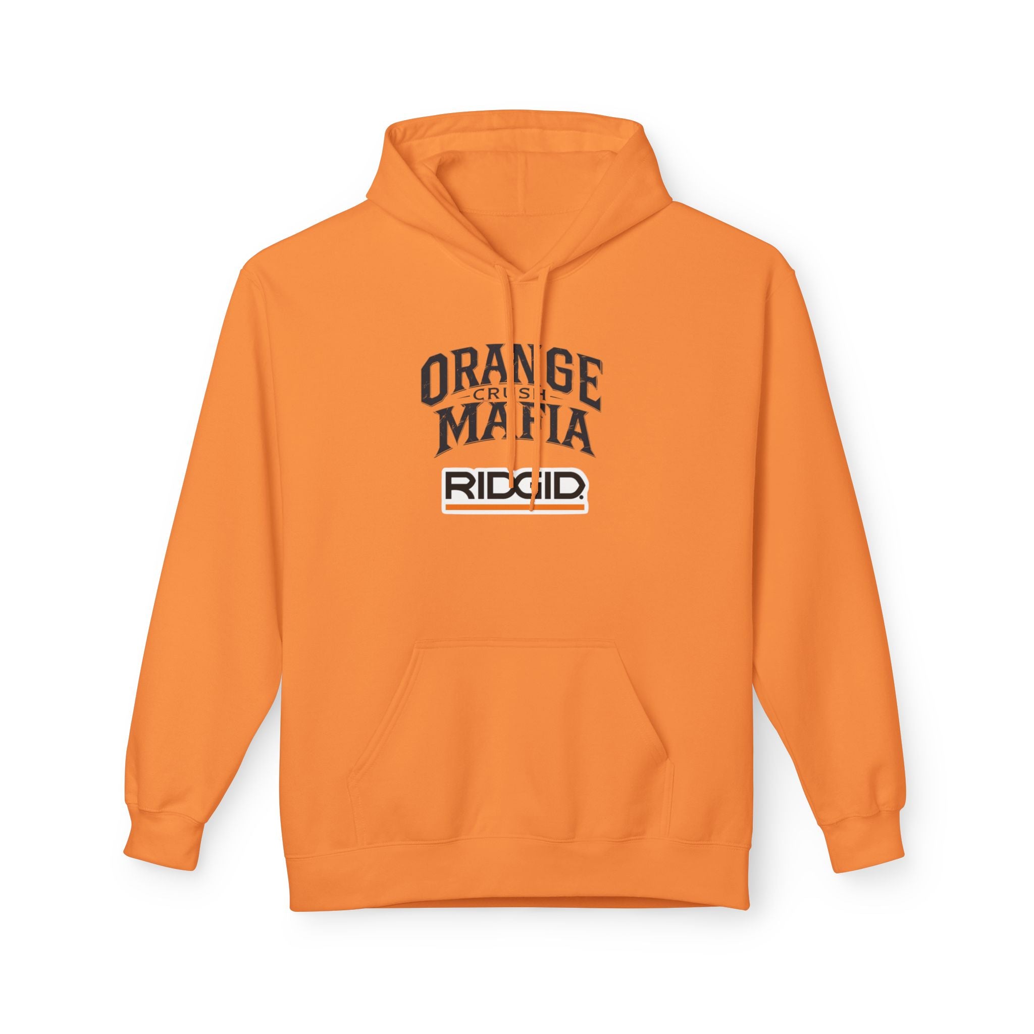 Orange Crush Mafia Unisex Fleece Hoodie - Cozy Lifestyle Wear, Perfect Gift, Streetwear Essential, Casual Comfort, Outdoor Adventures