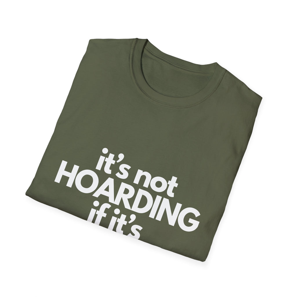 Not Hoarding Unisex Softstyle Tee, Casual Graphic Tee, Gift for Him/Her, Everyday Wear, Birthday Apparel