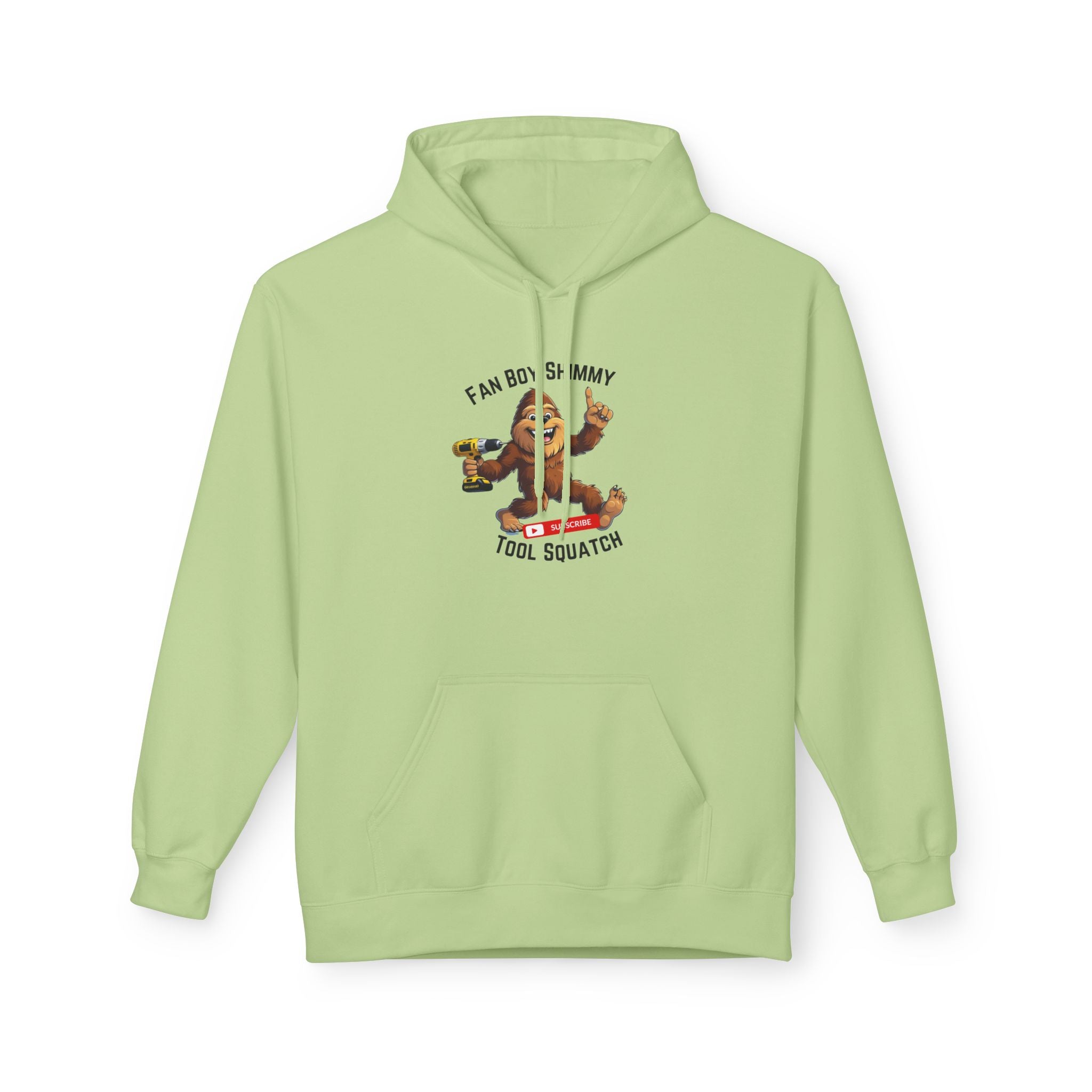 Fanboy Shimmy Fleece Hoodie, Tool Squatch, Perfect for DIY Lovers, Tools, Gifts for Mom, Cozy Hoodie, Funny Sweatshirt, Casual Wear