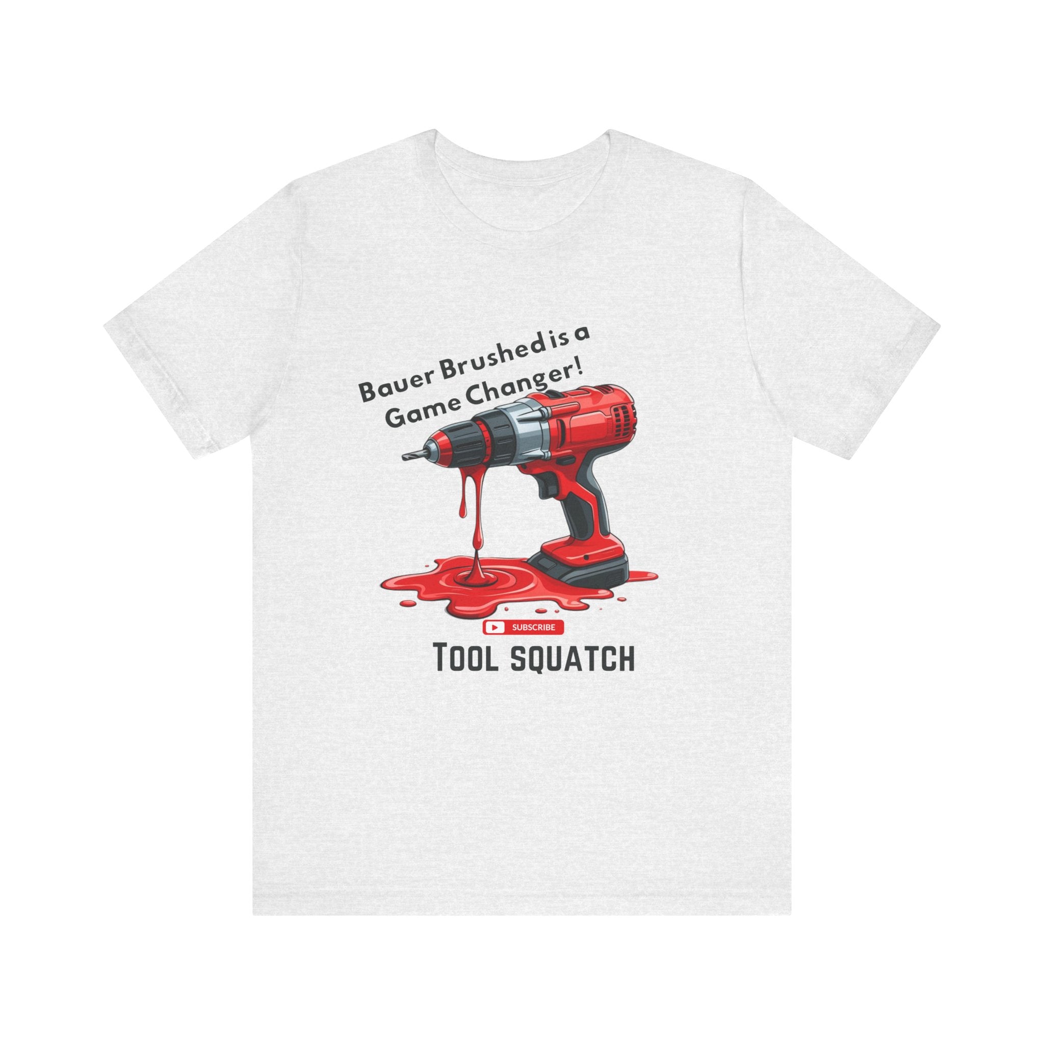 Game Changer, Funny Drill Graphic Tee - Tool Squatch, Casual Shirt for DIY Lovers, Gift for Handyman, Father's Day or Birthday T-Shirt