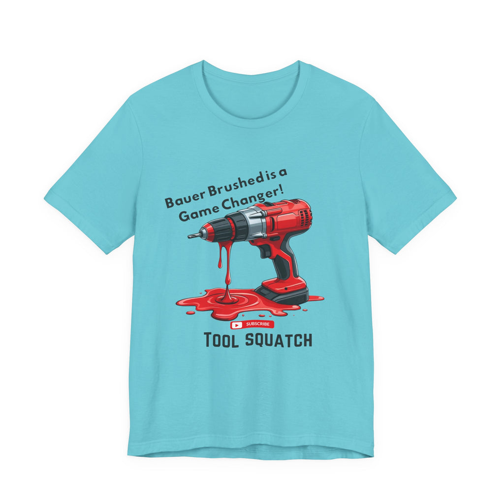 Game Changer, Funny Drill Graphic Tee - Tool Squatch, Casual Shirt for DIY Lovers, Gift for Handyman, Father's Day or Birthday T-Shirt