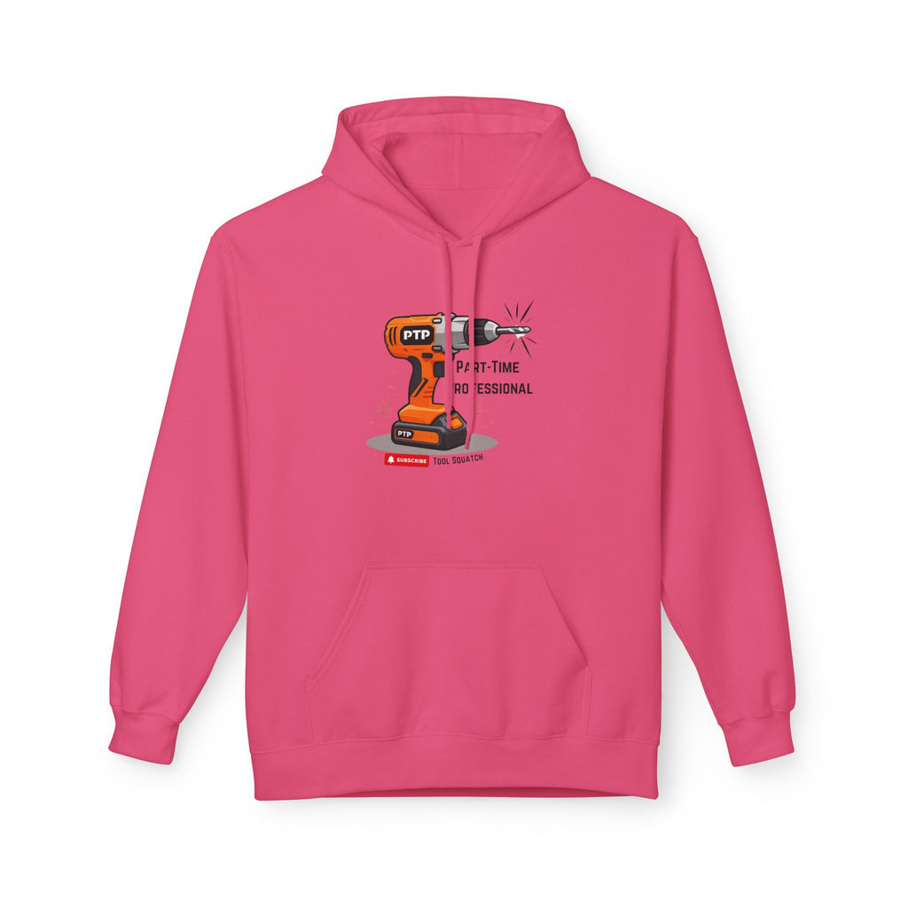 Part-Time Professional Hoodie, Tool Squatch, Crafting Apparel, Gift for Handyman, Personalized Workwear, Tool Themed Sweatshirt