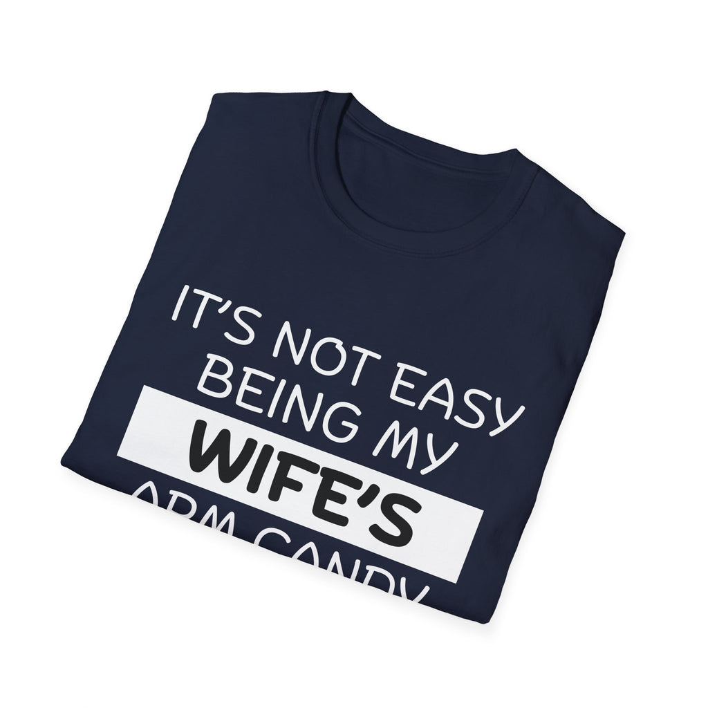 Arm Candy Unisex Softstyle T-Shirt, Gift for Her, Anniversary Apparel, Couple's Matching Shirt, Unique Wedding Gift