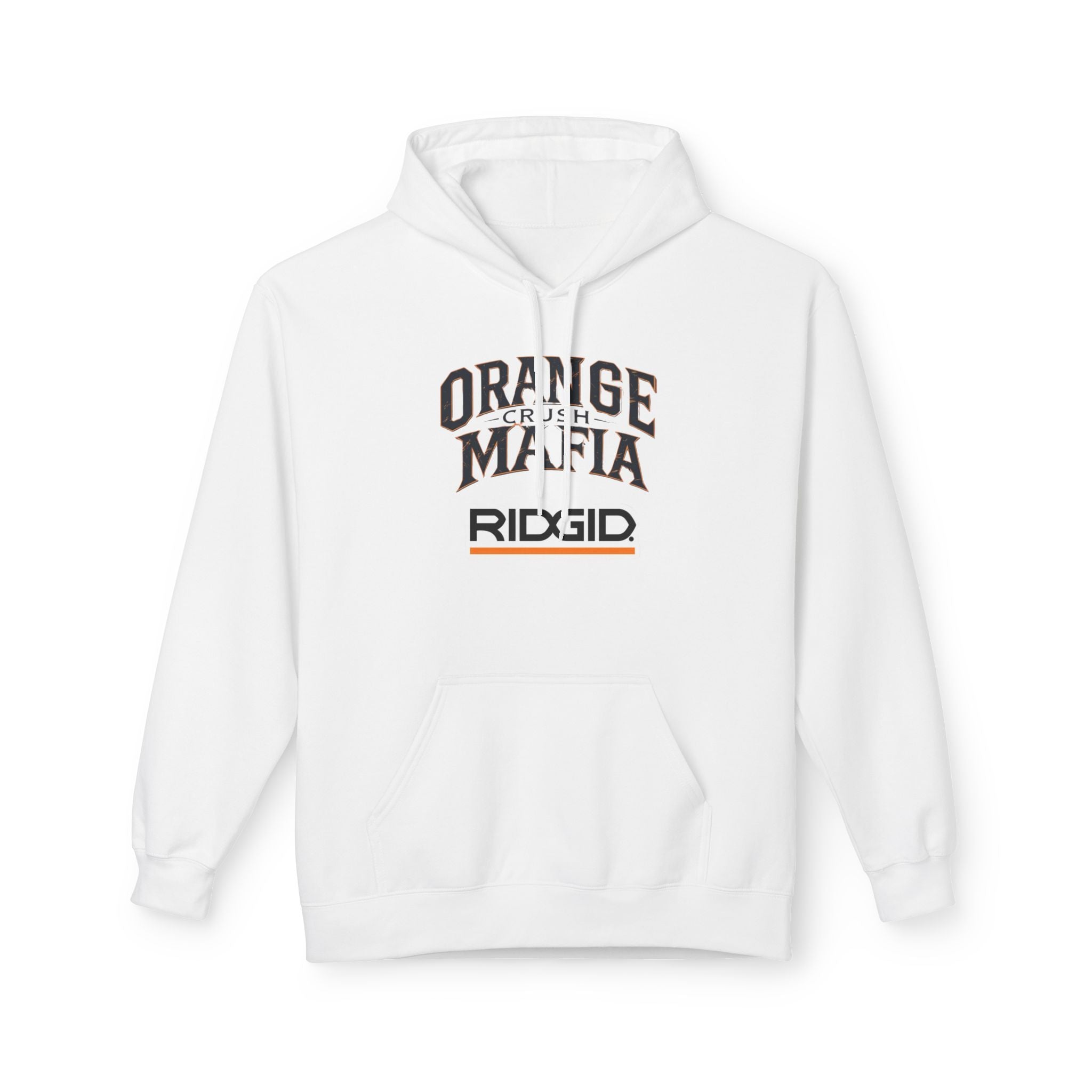 Orange Mafia Rigid Unisex Fleece Hoodie