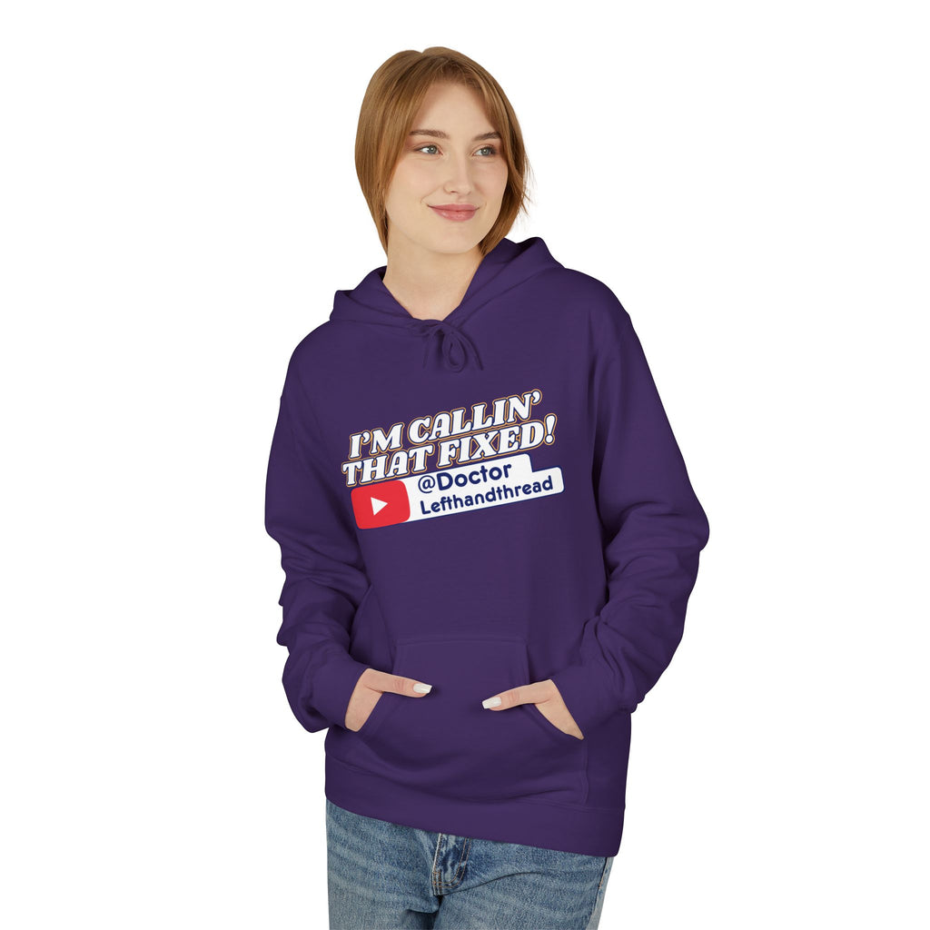 I'm Callin' That Fixed! Doctor Lefthandthread Funny Gift for YouTube Fans, Cozy Sweatshirt, Perfect for Casual Wear & Holidays