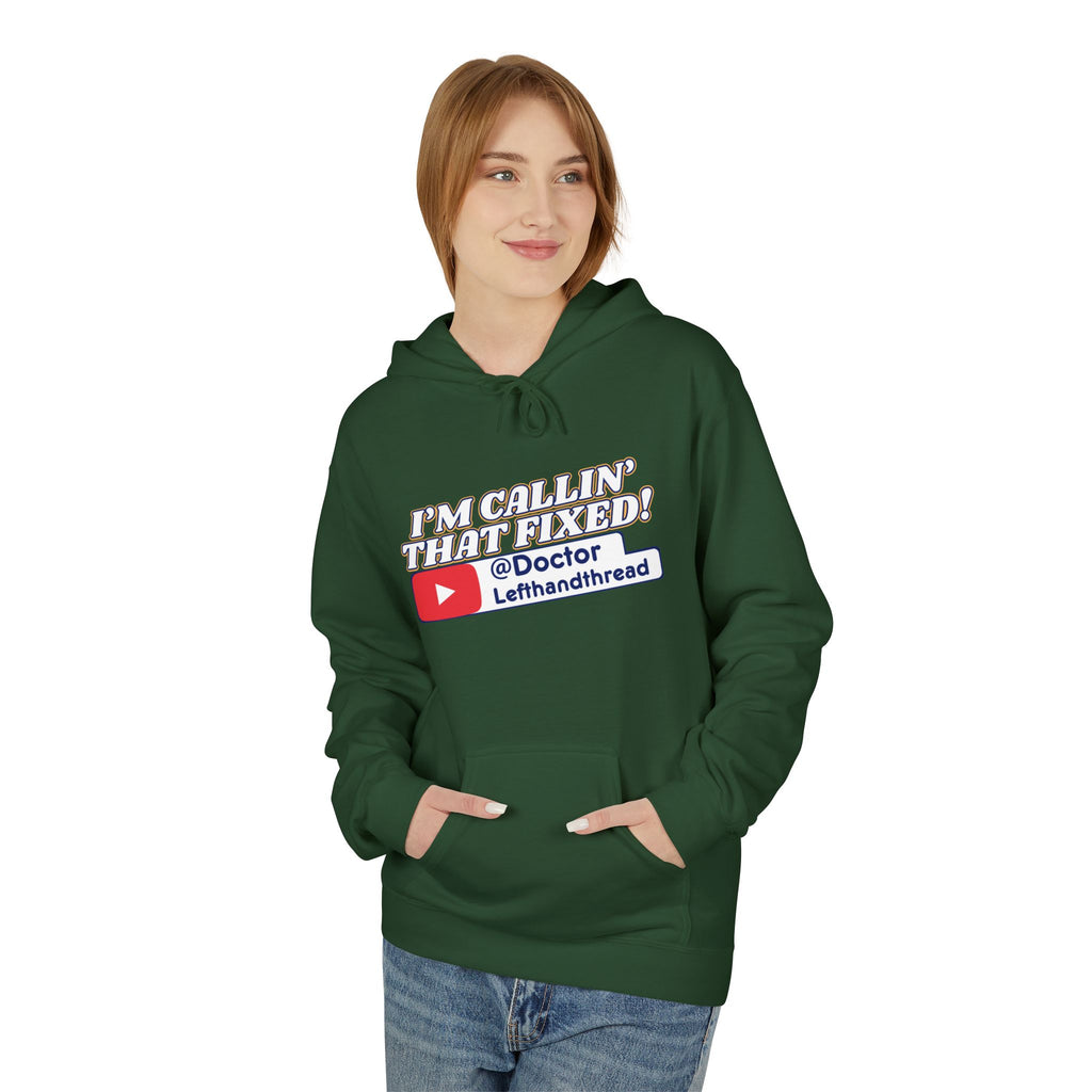 I'm Callin' That Fixed! Doctor Lefthandthread Funny Gift for YouTube Fans, Cozy Sweatshirt, Perfect for Casual Wear & Holidays