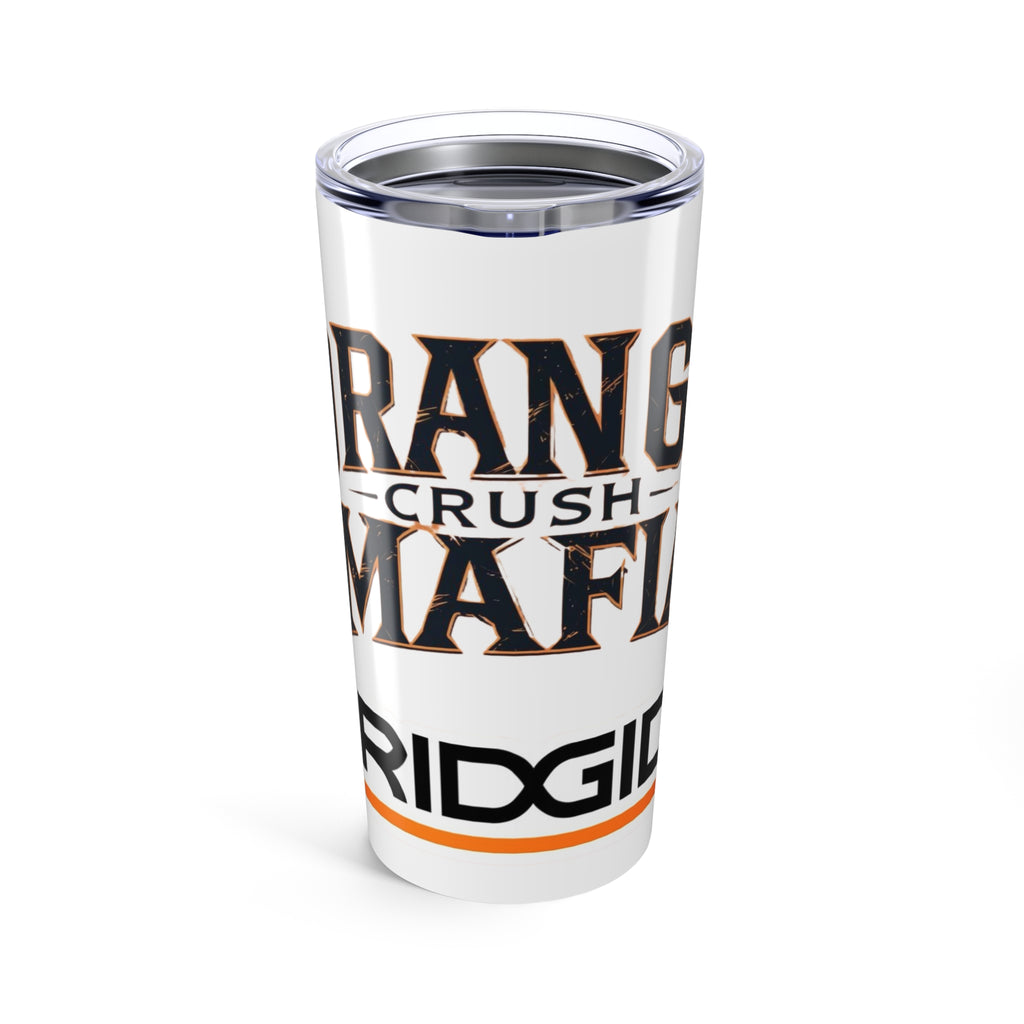 Orange Crush Mafia 20oz Tumbler, Custom Drinkware, Perfect for Parties, Gifting, Sports Fans, Unique Insulated Cup