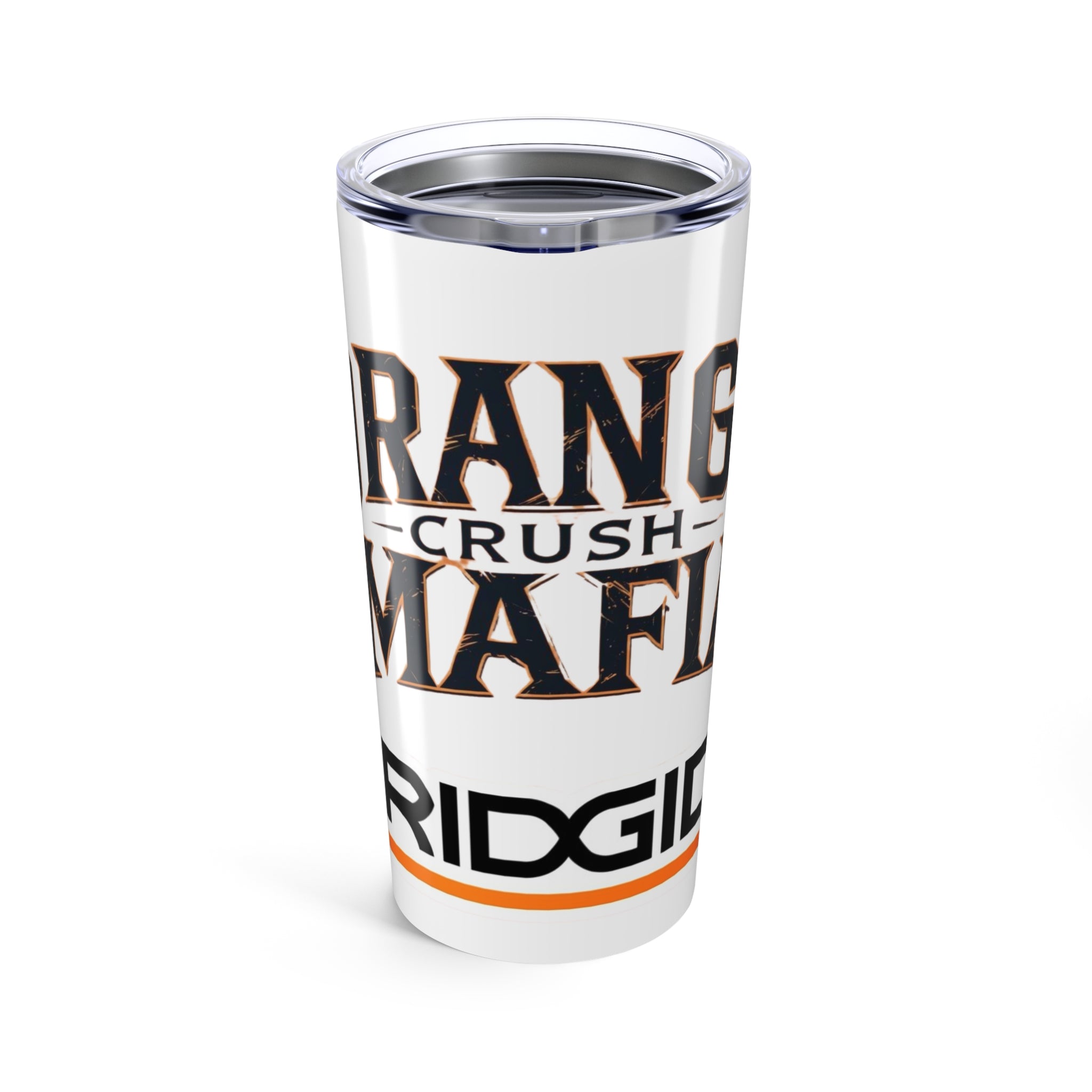Orange Crush Mafia 20oz Tumbler, Custom Drinkware, Perfect for Parties, Gifting, Sports Fans, Unique Insulated Cup