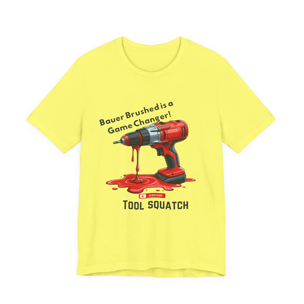 Game Changer, Funny Drill Graphic Tee - Tool Squatch, Casual Shirt for DIY Lovers, Gift for Handyman, Father's Day or Birthday T-Shirt
