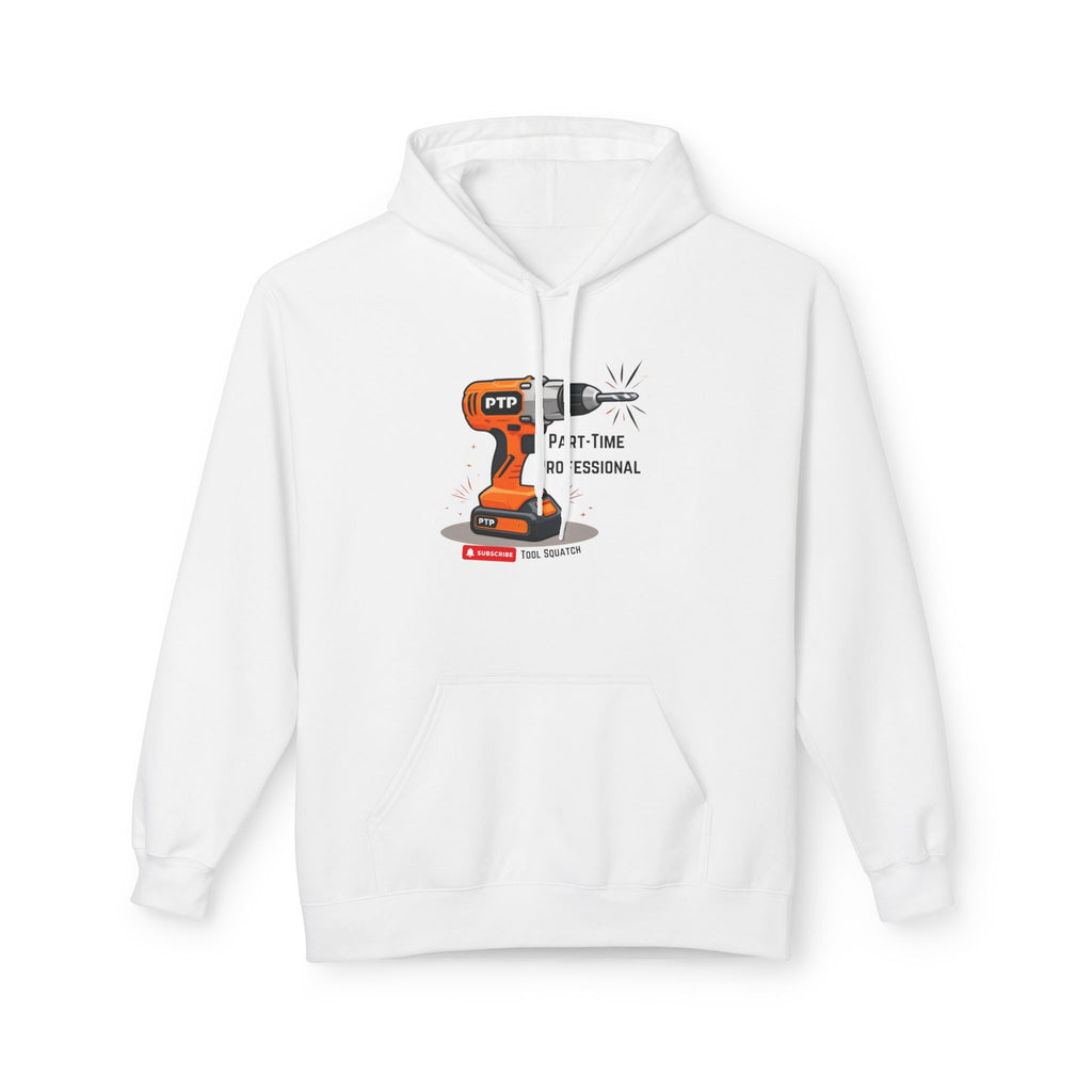 Part-Time Professional Hoodie, Tool Squatch, Crafting Apparel, Gift for Handyman, Personalized Workwear, Tool Themed Sweatshirt