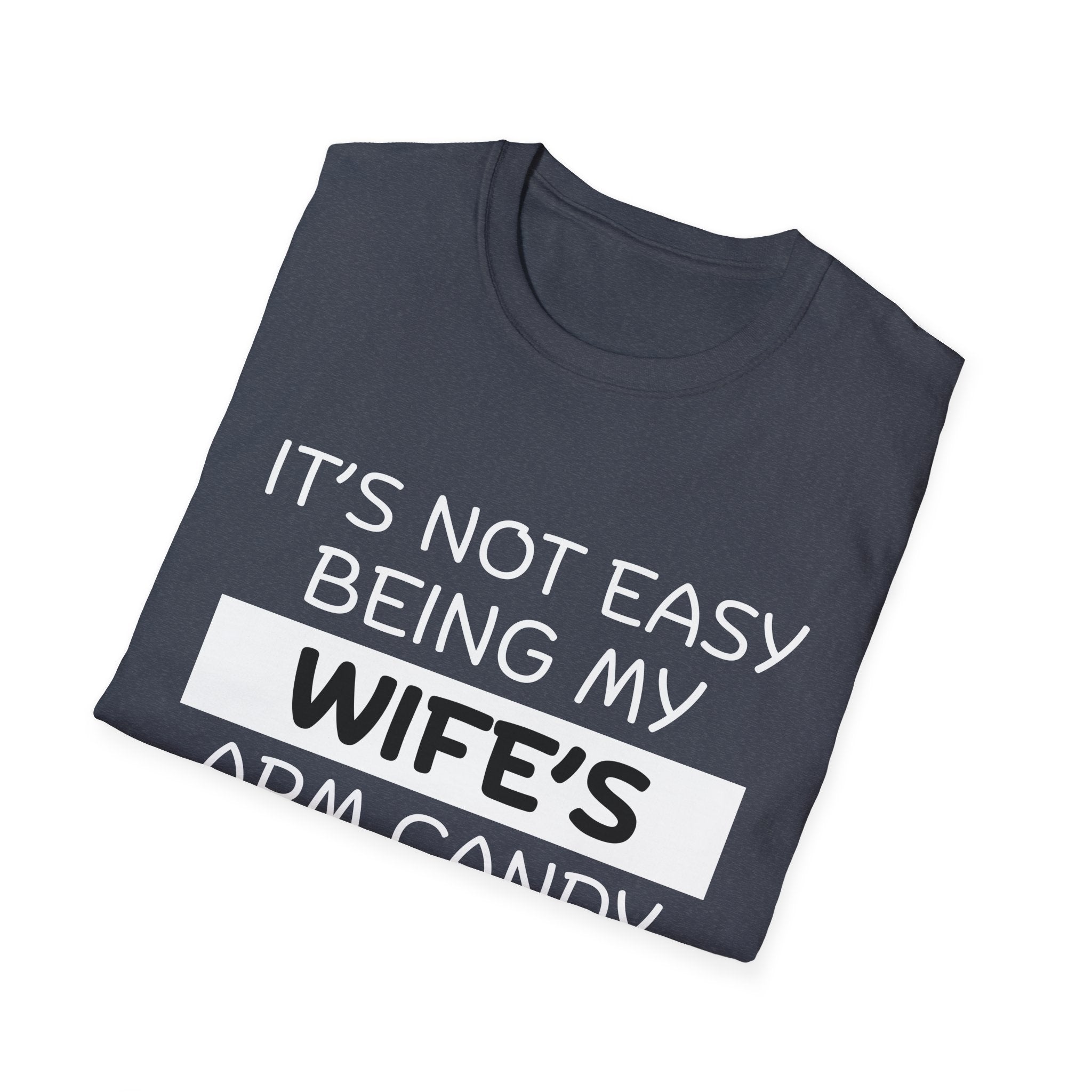 Arm Candy Unisex Softstyle T-Shirt, Gift for Her, Anniversary Apparel, Couple's Matching Shirt, Unique Wedding Gift