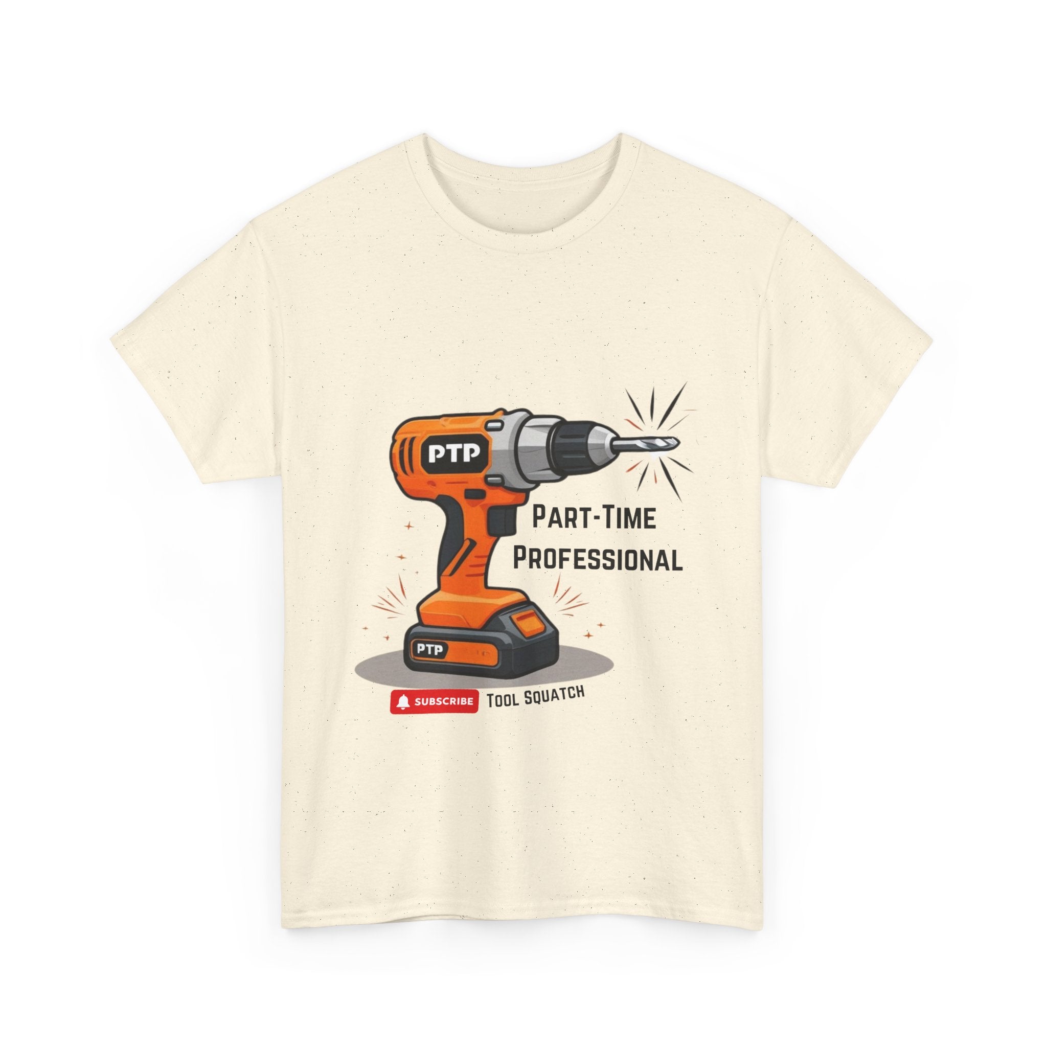 Part-Time Professional Tee - Tool Squatch, Funny Work Shirt, Gift for DIY Lovers, Humorous Cotton Tee, Tool Enthusiast Apparels, Birthday Gift Idea