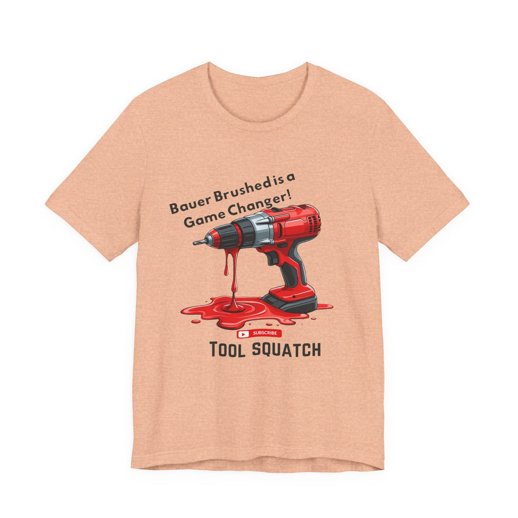 Game Changer, Funny Drill Graphic Tee - Tool Squatch, Casual Shirt for DIY Lovers, Gift for Handyman, Father's Day or Birthday T-Shirt