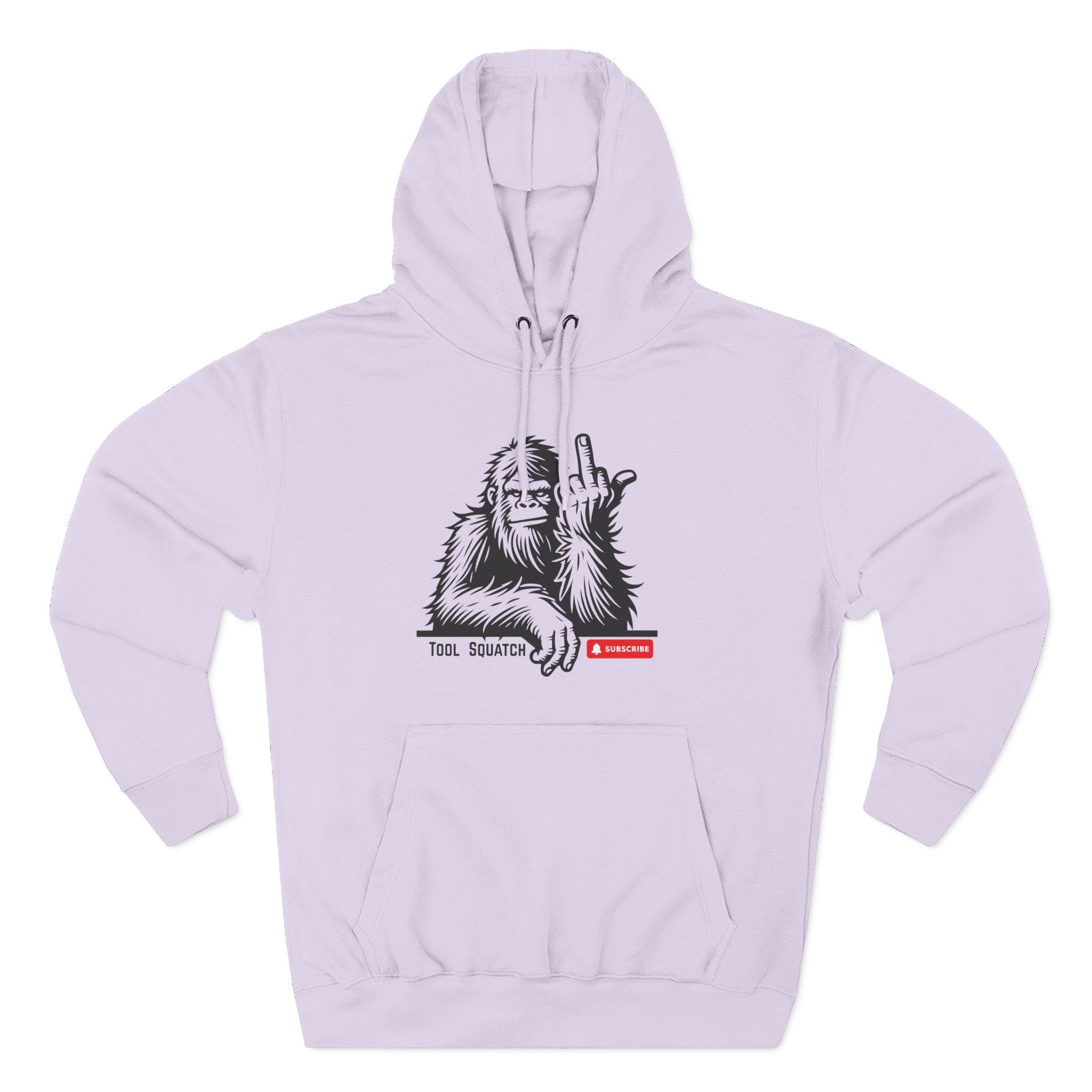 Sasquatch, Tool Squatch, Cozy Three-Panel Fleece Hoodie, Casual Sweatshirt, Unisex Hoodie, Perfect Gift, Warm Layer for All Seasons