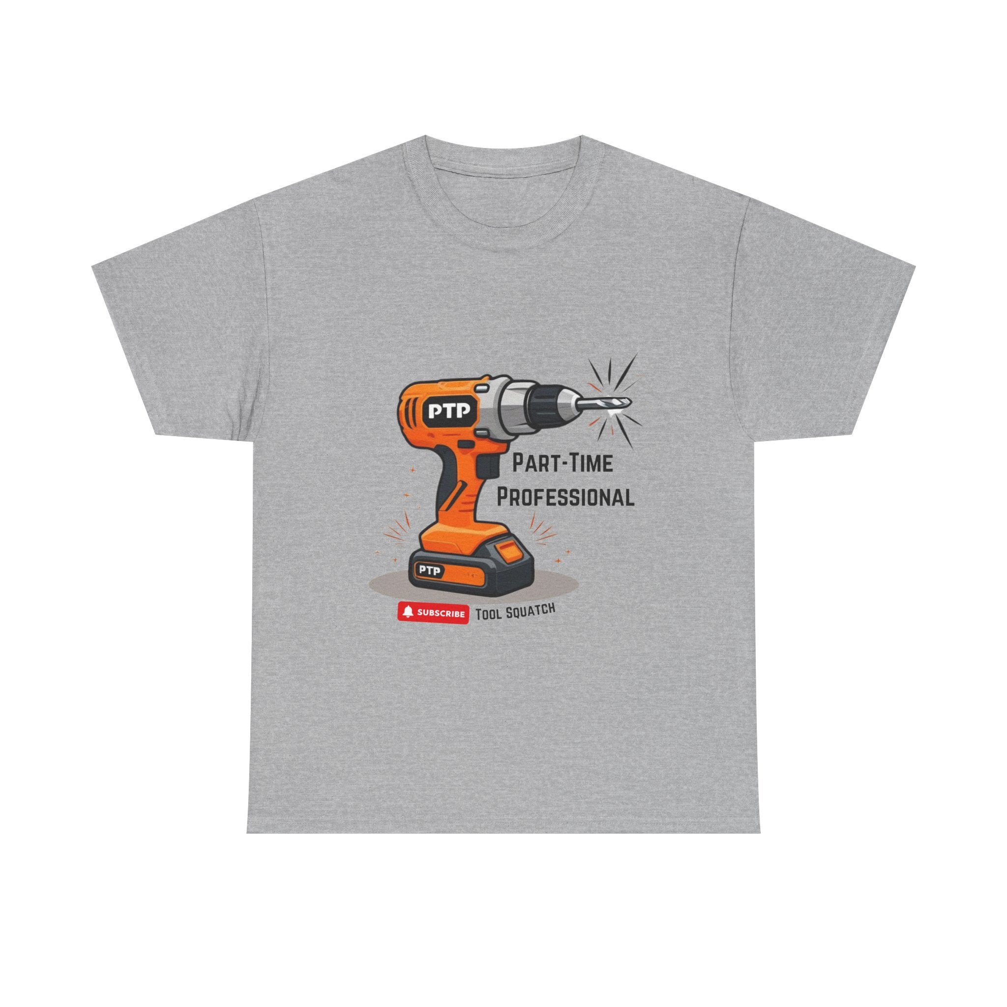 Part-Time Professional Tee - Tool Squatch, Funny Work Shirt, Gift for DIY Lovers, Humorous Cotton Tee, Tool Enthusiast Apparels, Birthday Gift Idea