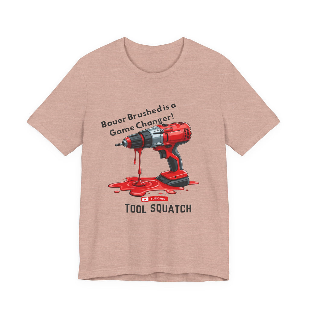 Game Changer, Funny Drill Graphic Tee - Tool Squatch, Casual Shirt for DIY Lovers, Gift for Handyman, Father's Day or Birthday T-Shirt