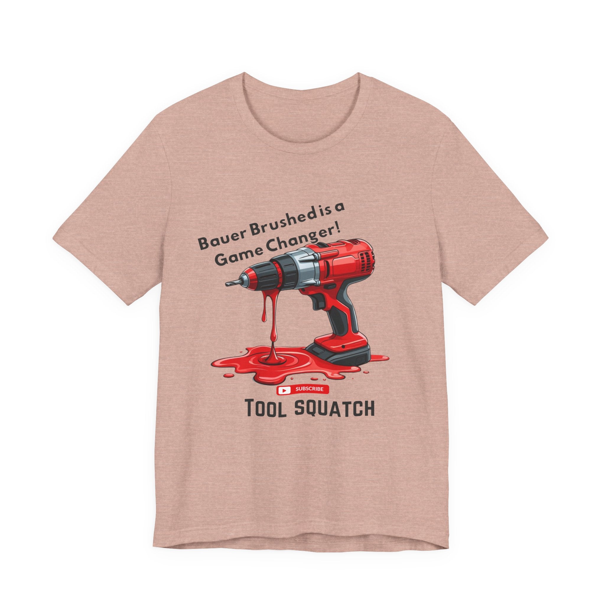 Game Changer, Funny Drill Graphic Tee - Tool Squatch, Casual Shirt for DIY Lovers, Gift for Handyman, Father's Day or Birthday T-Shirt
