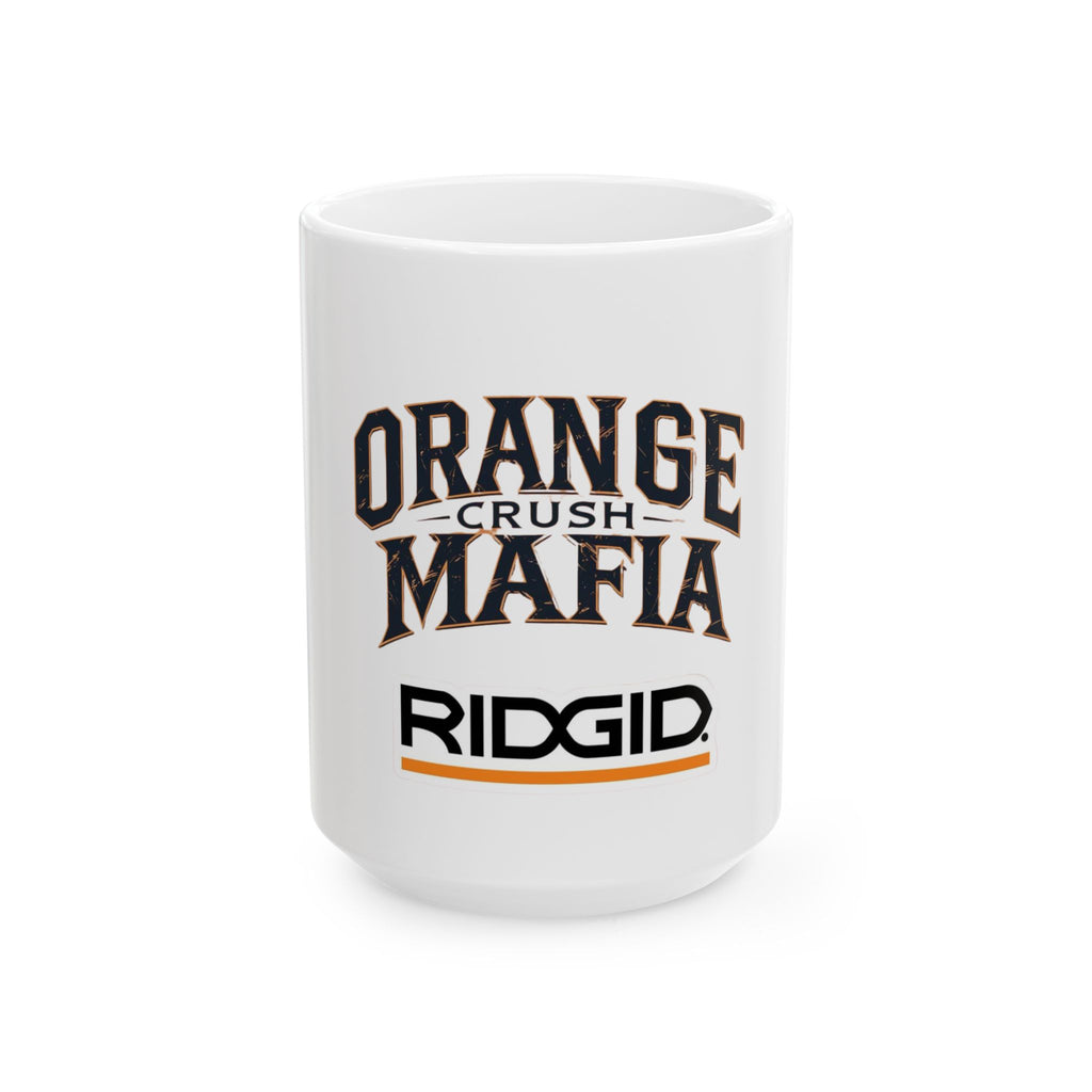 Orange Crush Mafia Ceramic Mug - Fun Coffee Cup, Gift for Friends, Office Decor, Unique Drinkware, 11oz & 15oz Options